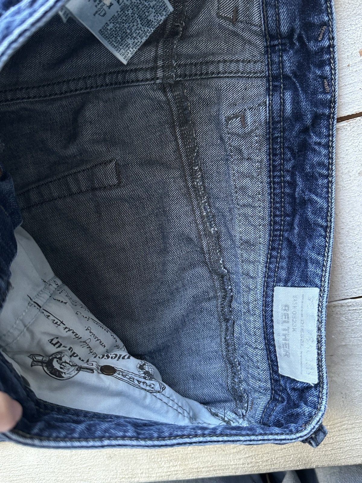 Diesel 🚨 RARE DIESEL MEN DENIM JEANS AVANT GARDE IFSIXWASNINE Y2K Size US 34 / EU 50 - 9 Thumbnail