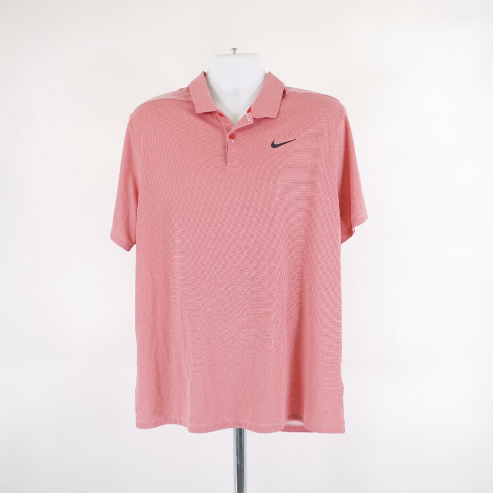 Nike Nike Dri-Fit Standard Fit Pink Sharksin XL Collared Polo Shi Size US XL / EU 56 / 4 - 5 Thumbnail
