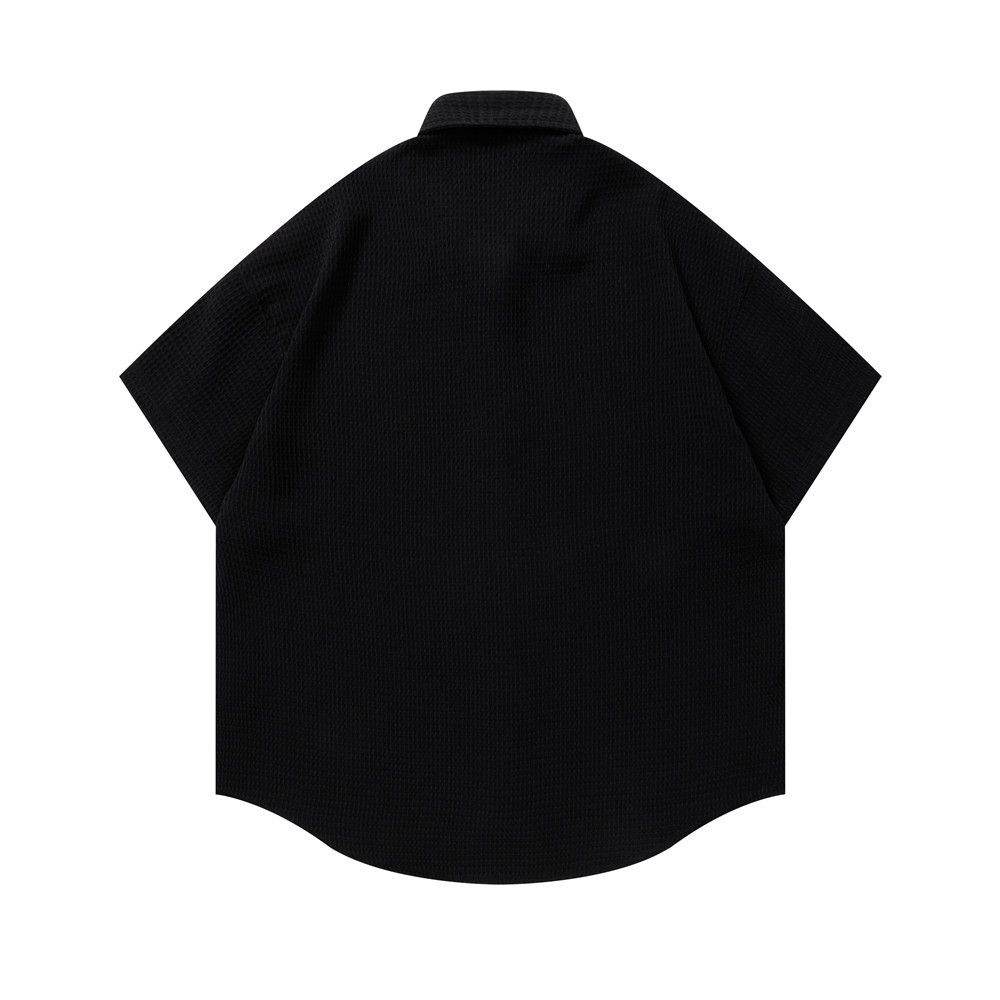 Japanese Brand Men's Loose-Fit Casual Shirt with Cartoon Puppy Embroidery Size US M / EU 48-50 / 2 - 2 Thumbnail