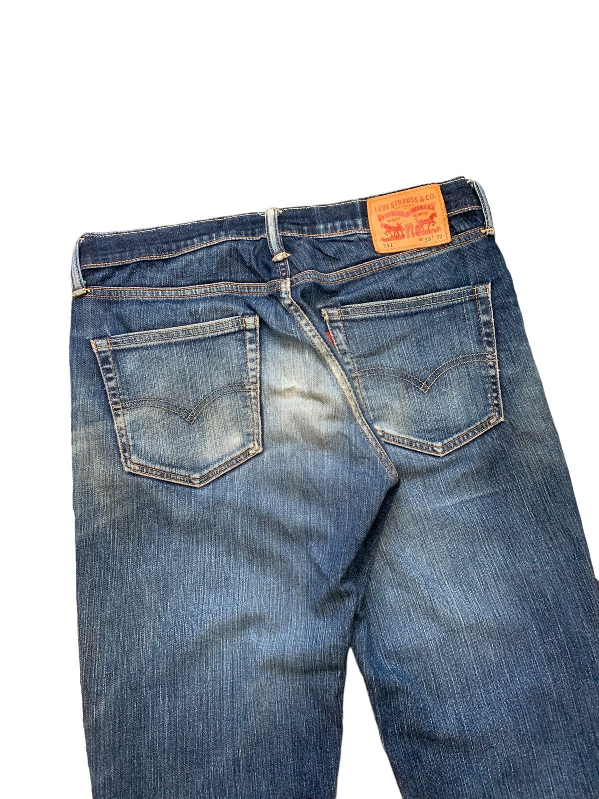 Levi's Levis 511 Distress Denim Pants (AB20) Size US 33 - 8 Thumbnail