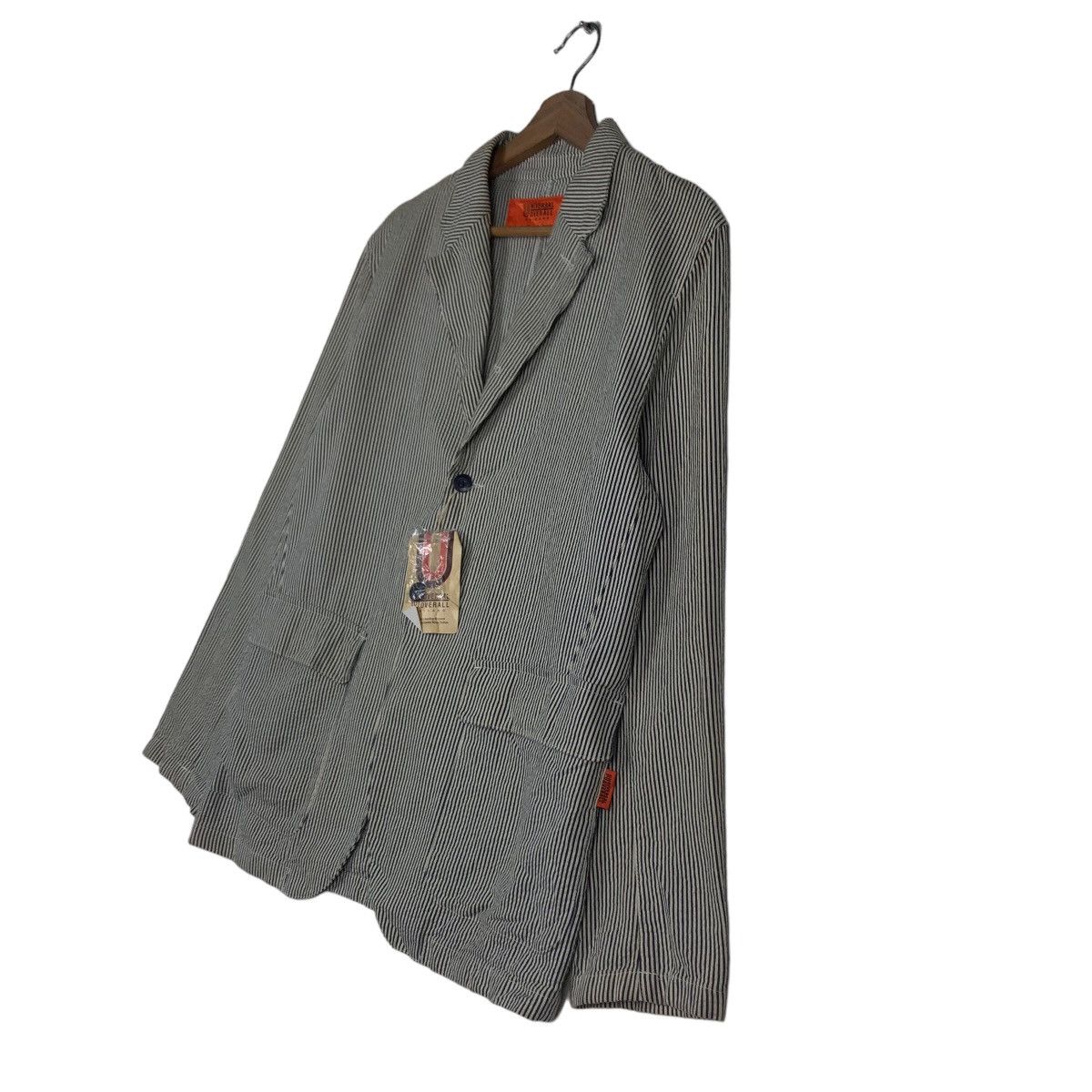 Japanese Brand 🔥Vintage Universal Overall Chicago Chore Jacket Hickory Size US M / EU 48-50 / 2 - 2 Thumbnail