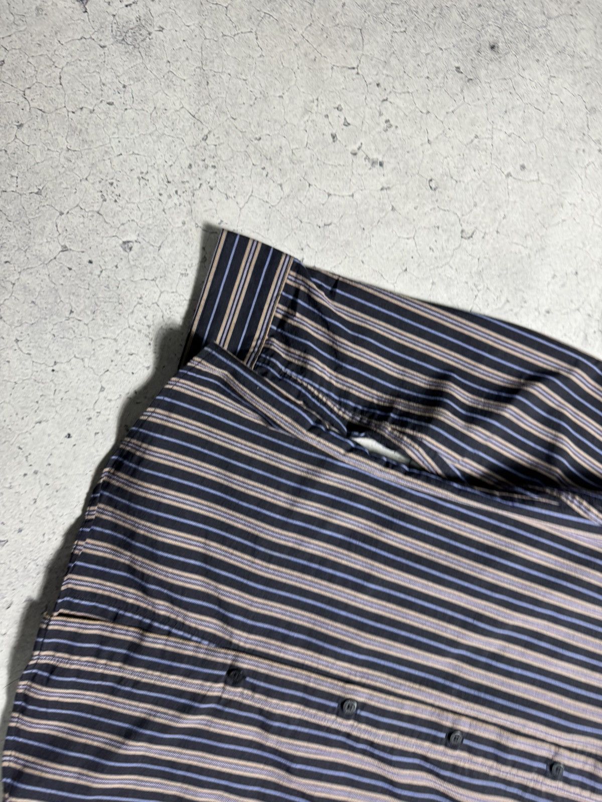 Versace Jeans Couture Versace Jeans Couture Striped Button Up Shirt Size L Luxury Size US L / EU 52-54 / 3 - 2 Thumbnail