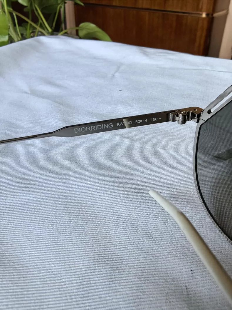Dior Dior Sunglasses with Silver Frame and Red Accents-2506 Size ONE SIZE - 6 Thumbnail