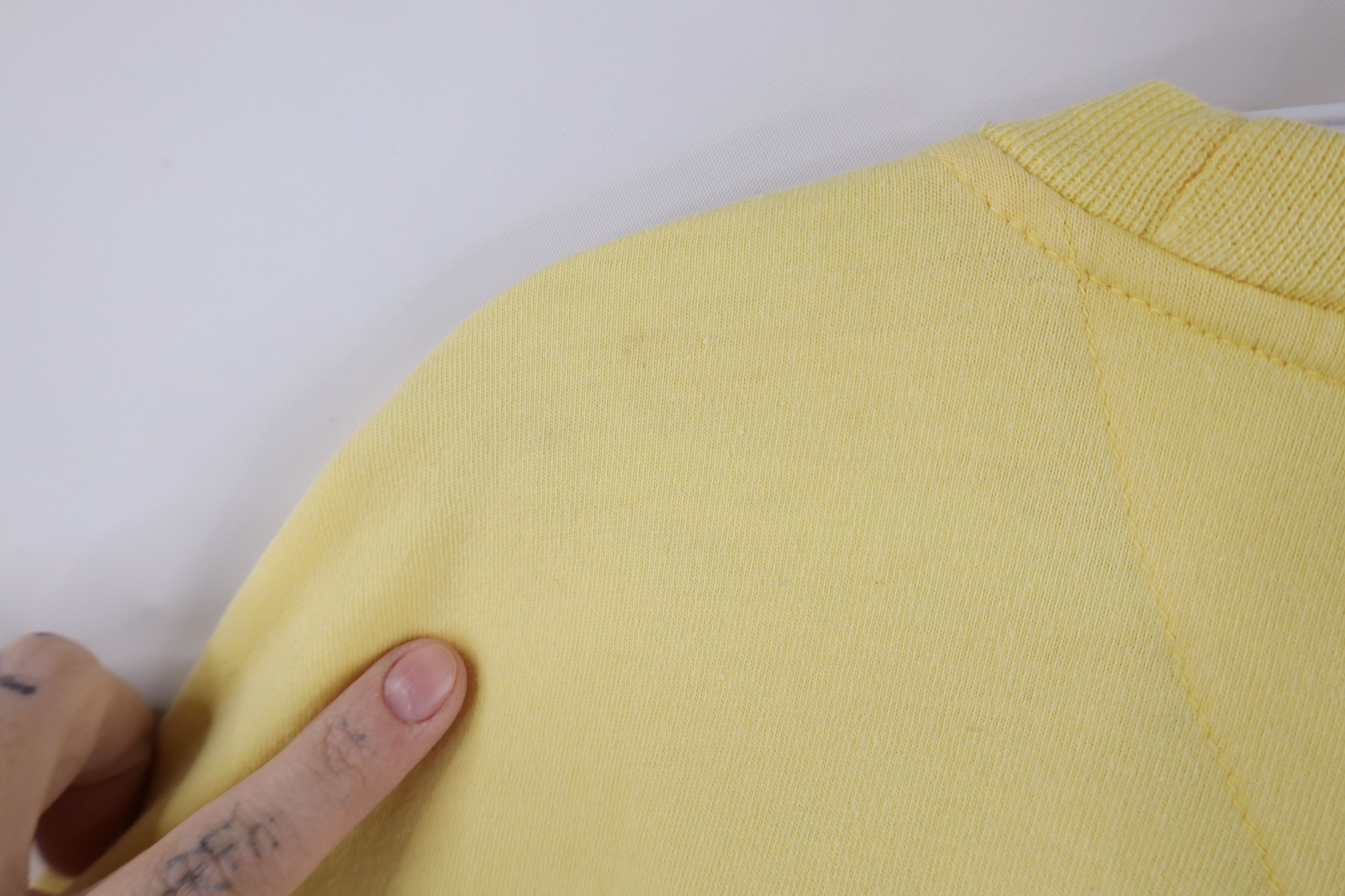 Fubu × Vintage Vintage FUBU Skeleton Long Sleeve T-Shirt Yellow Cotton Size US XXL / EU 58 / 5 - 10 Thumbnail