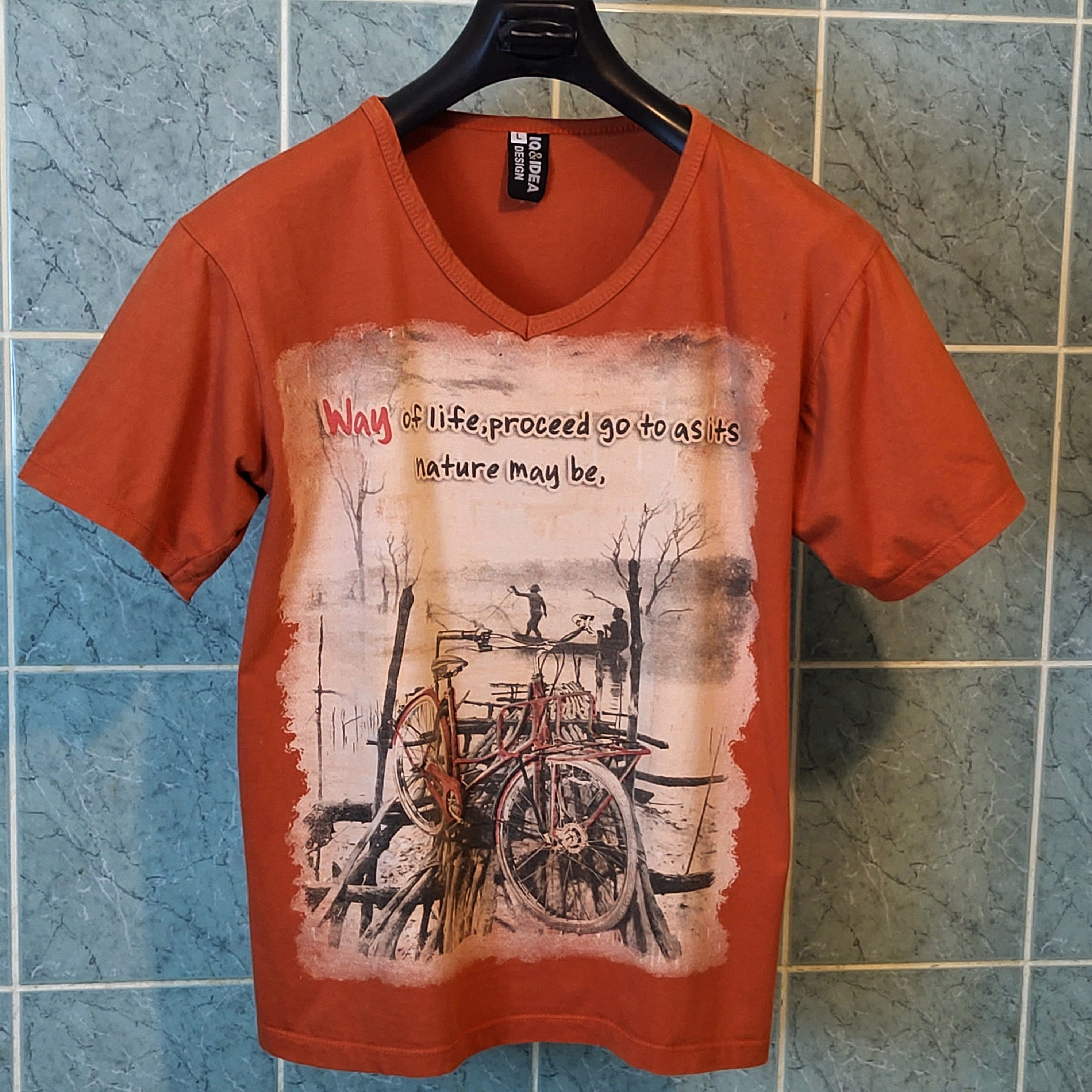 Vintage Iq&Idea design vintage t shirt Size US L / EU 52-54 / 3 - 3 Thumbnail
