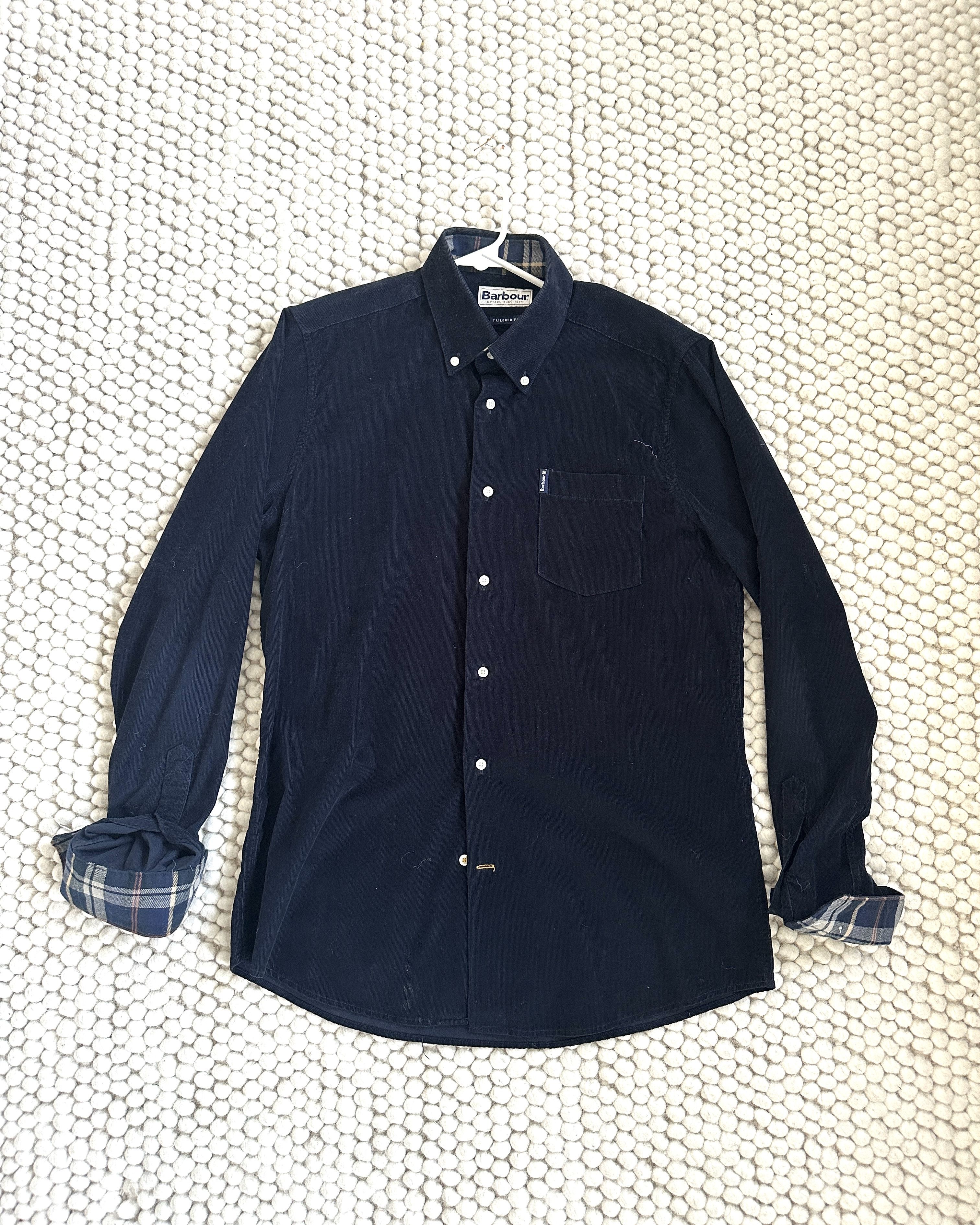 Barbour Barbour Wale Corduroy Button Up Plaid Lined Size US M / EU 48-50 / 2 - 1 Thumbnail