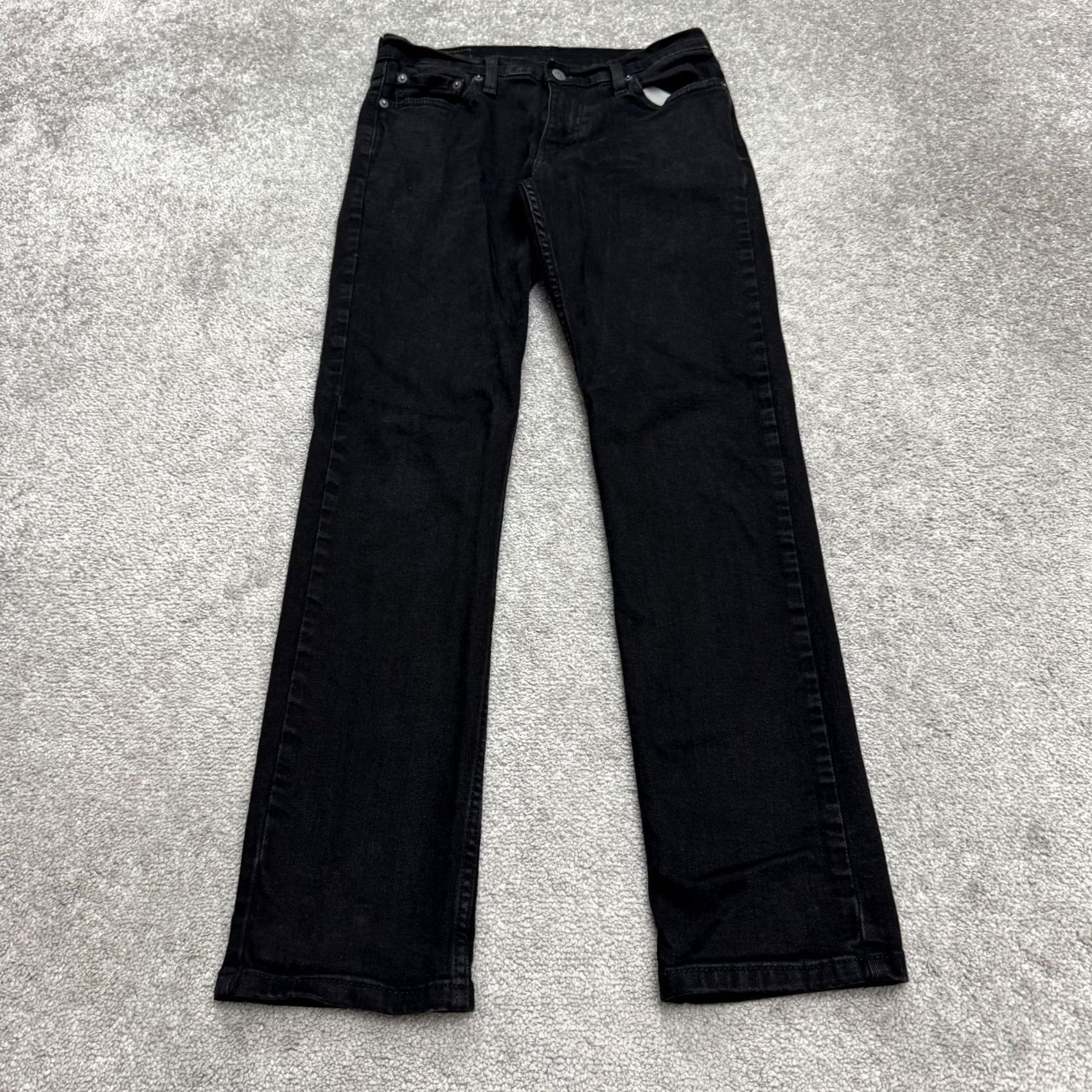 Levi's Levi's 511 Slim Fit Jeans Mens 30x32 Black Cotton Denim Straight 5-Pocket USA Streetwear Size US 30 / EU 46 - 2 Thumbnail