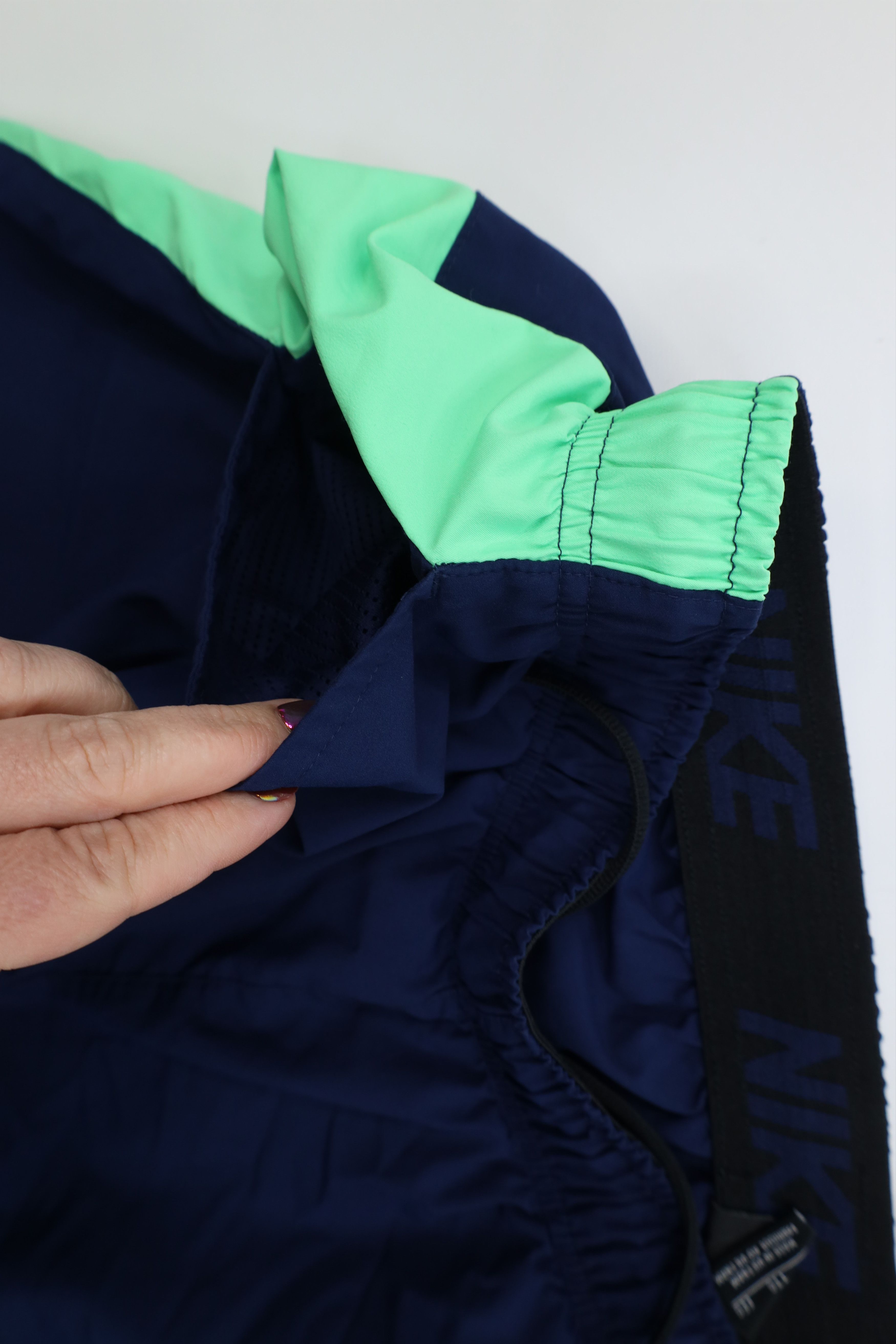 Nike Vintage Y2K Nike Scott Mini Swoosh Above Knee Shorts Blue Size US 38 / EU 54 - 7 Thumbnail