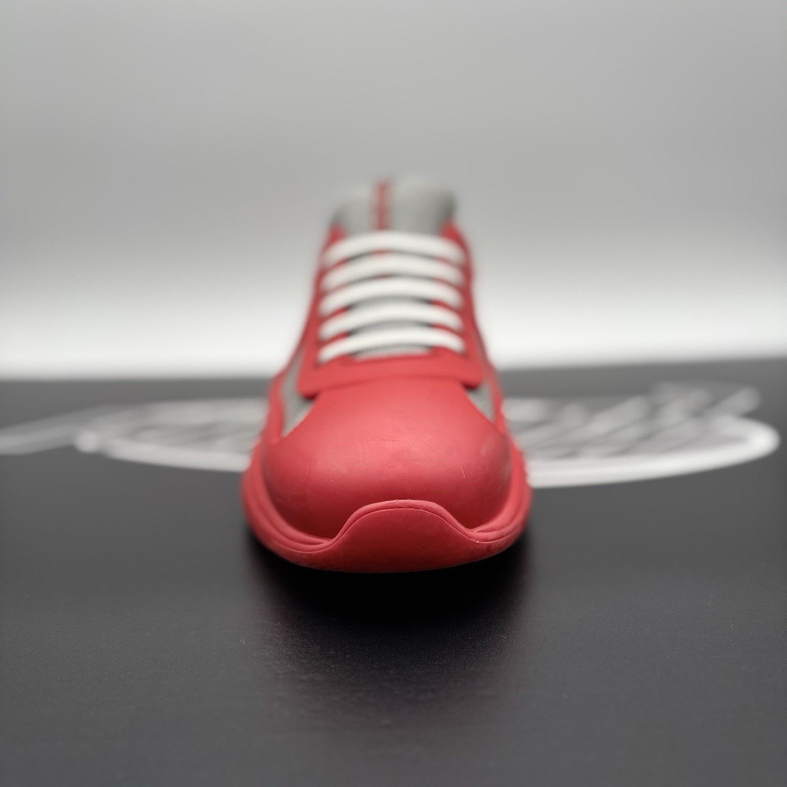 Prada Prada America's Cup Soft Rubber ' Red ' | GREAT CONDITION! Size US 11 / EU 44 - 6 Thumbnail