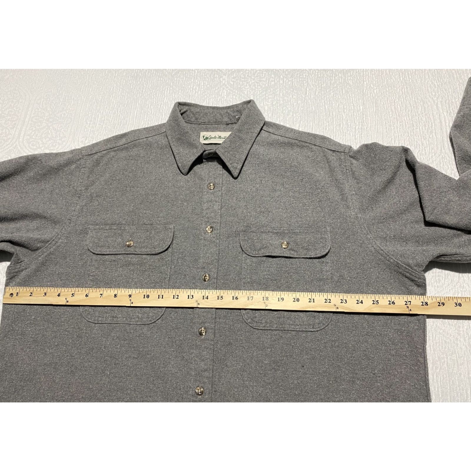 Vintage Gander Mountain Shirt Mens 2XL Gray Flannel Button-Up Outdoor Workwear USA Size US XXL / EU 58 / 5 - 5 Thumbnail