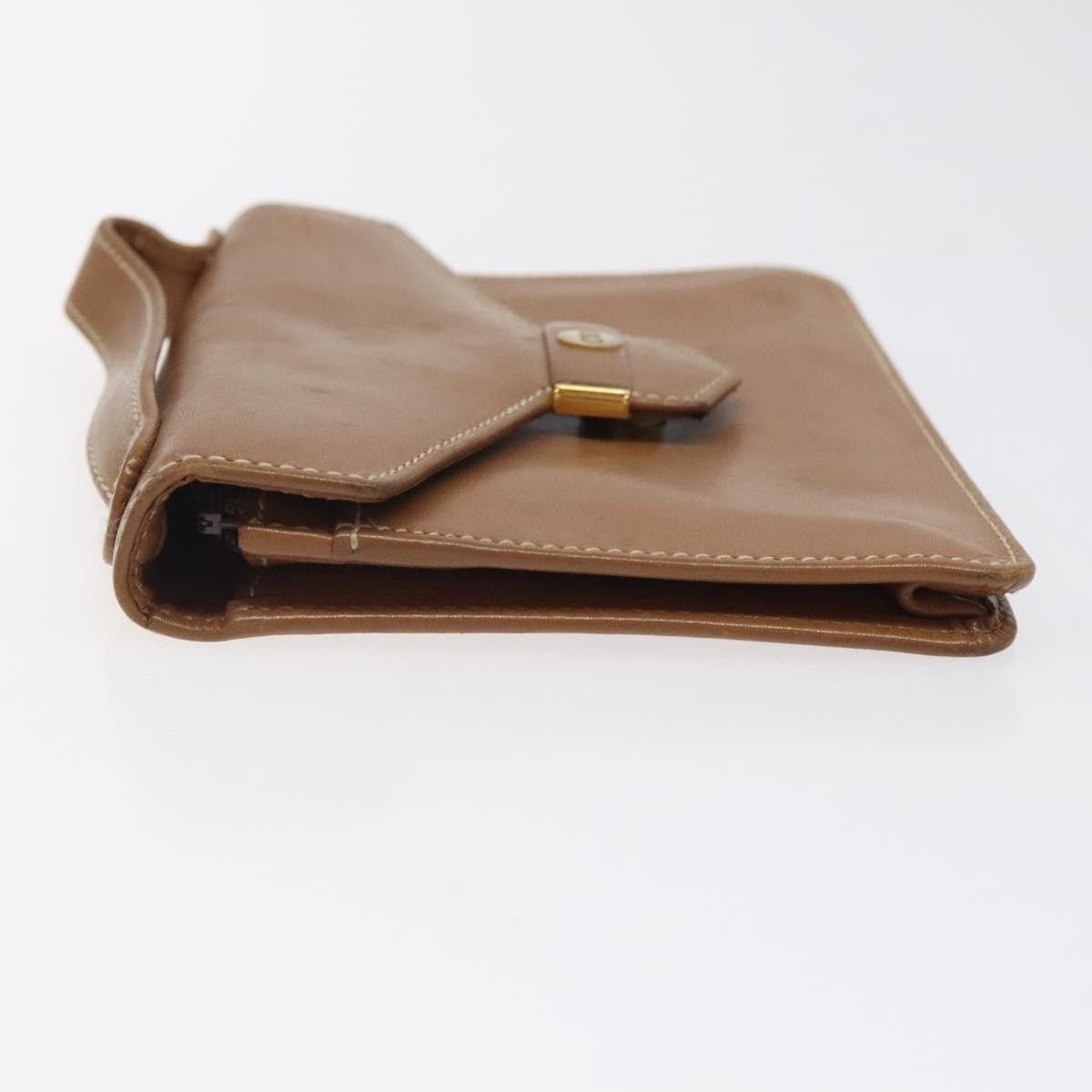 Dior DIOR Hand Bag Leather Brown Gold Size ONE SIZE - 5 Thumbnail