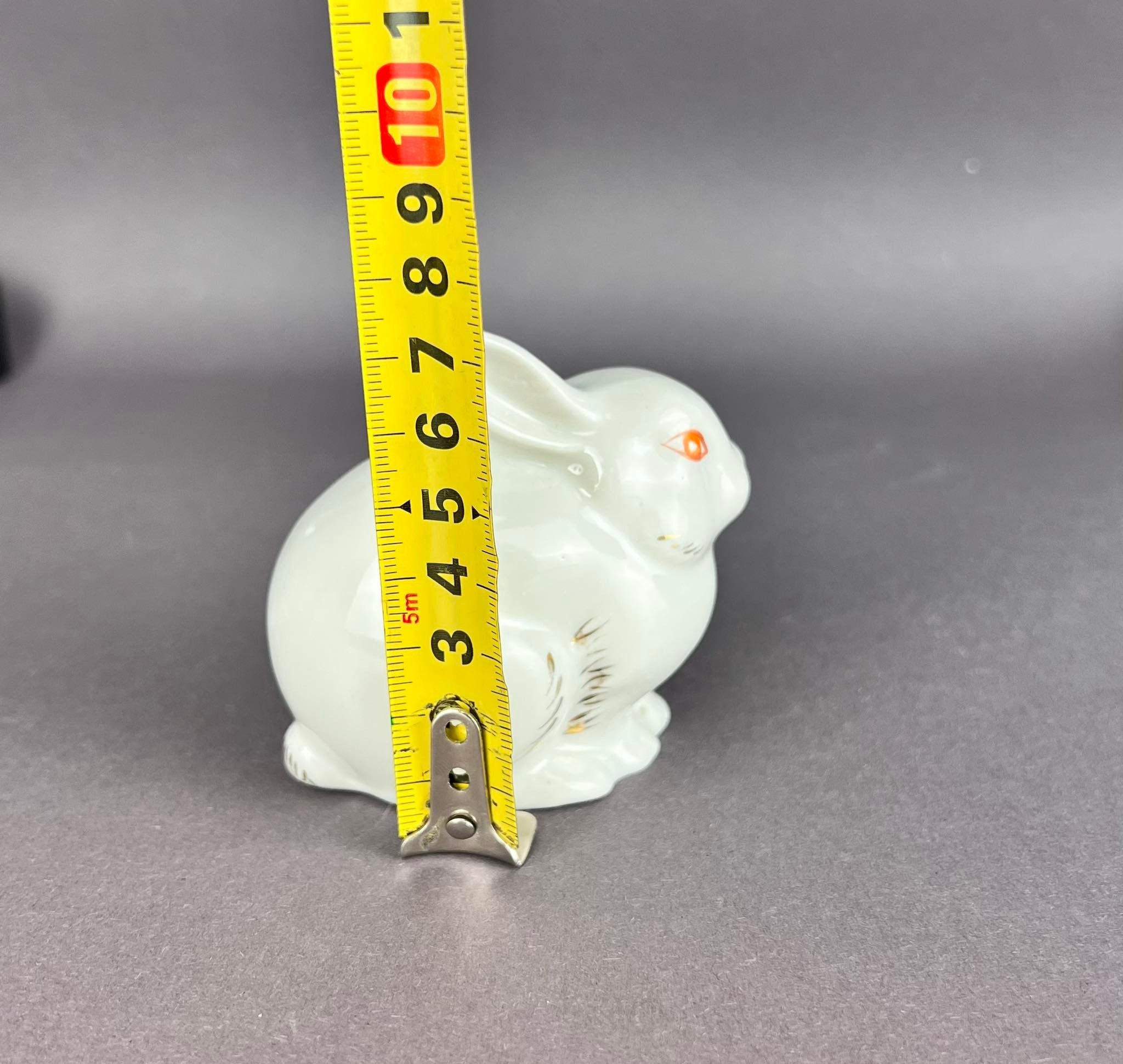 Vintage Polonne Vintage Miniature Soviet Porcelain Figure Rabbit Size ONE SIZE - 6 Thumbnail
