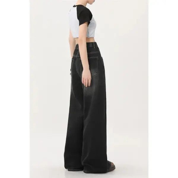 Jean Gothic Black Jeans High Waist Size US 32 / EU 48 - 3 Thumbnail