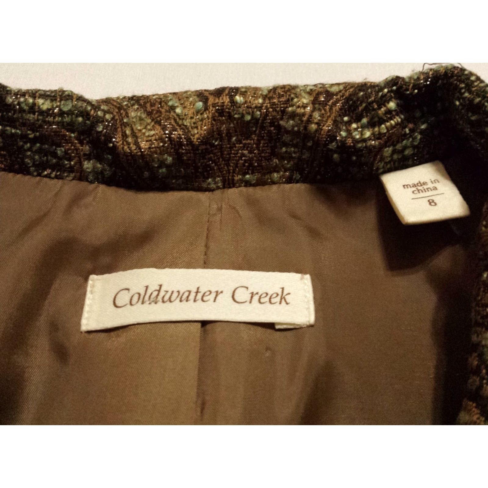 Coldwater Creek Coldwater Creek Blazer Womens sz 8 3/4 Sleeve Multicolor Paisley Hook & Loop Short Jacket/Coat Casual Business Workwear Mens? Size M / US 6-8 / IT 42-44 - 5 Thumbnail