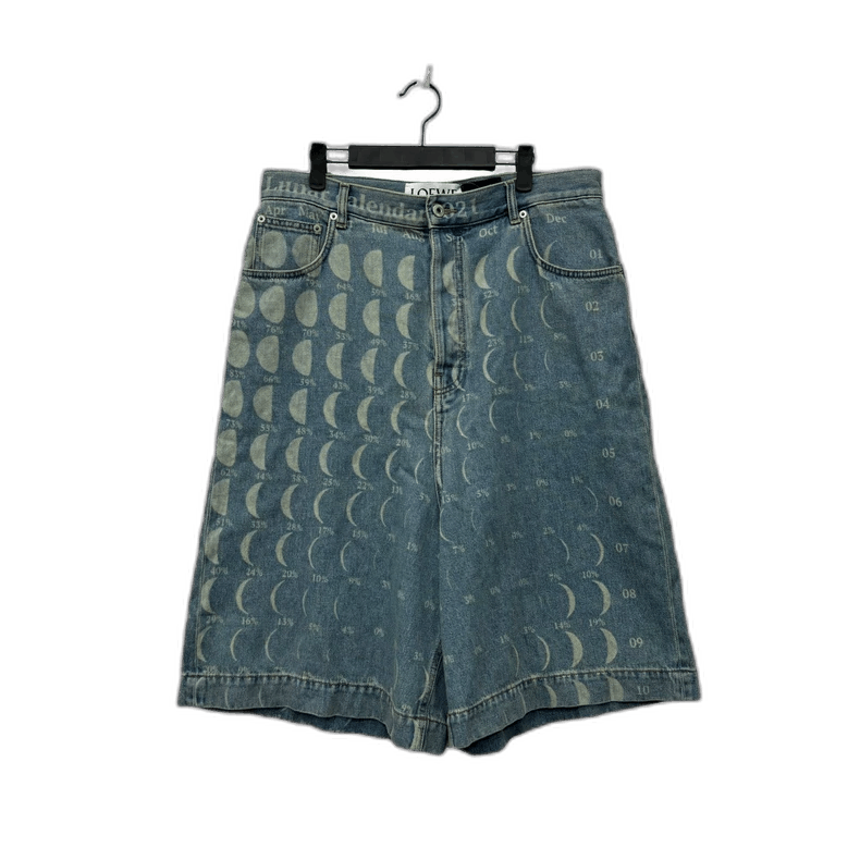 Loewe Loewe Moon Phase Denim Shorts Size 50 Size US 44 / EU 60 - 1 Thumbnail