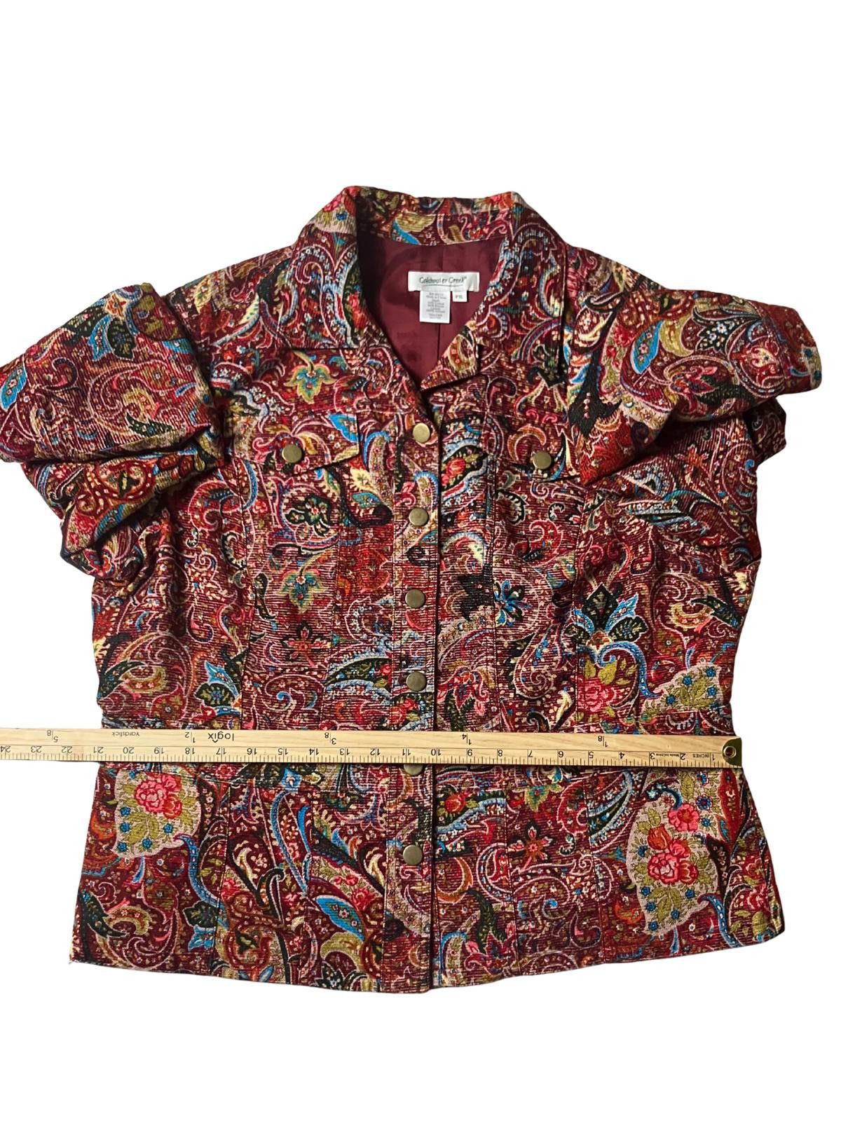 Coldwater Creek Coldwater Creek 2-Piece Paisley Jacket & Skirt Set PXL Size M / US 6-8 / IT 42-44 - 7 Thumbnail