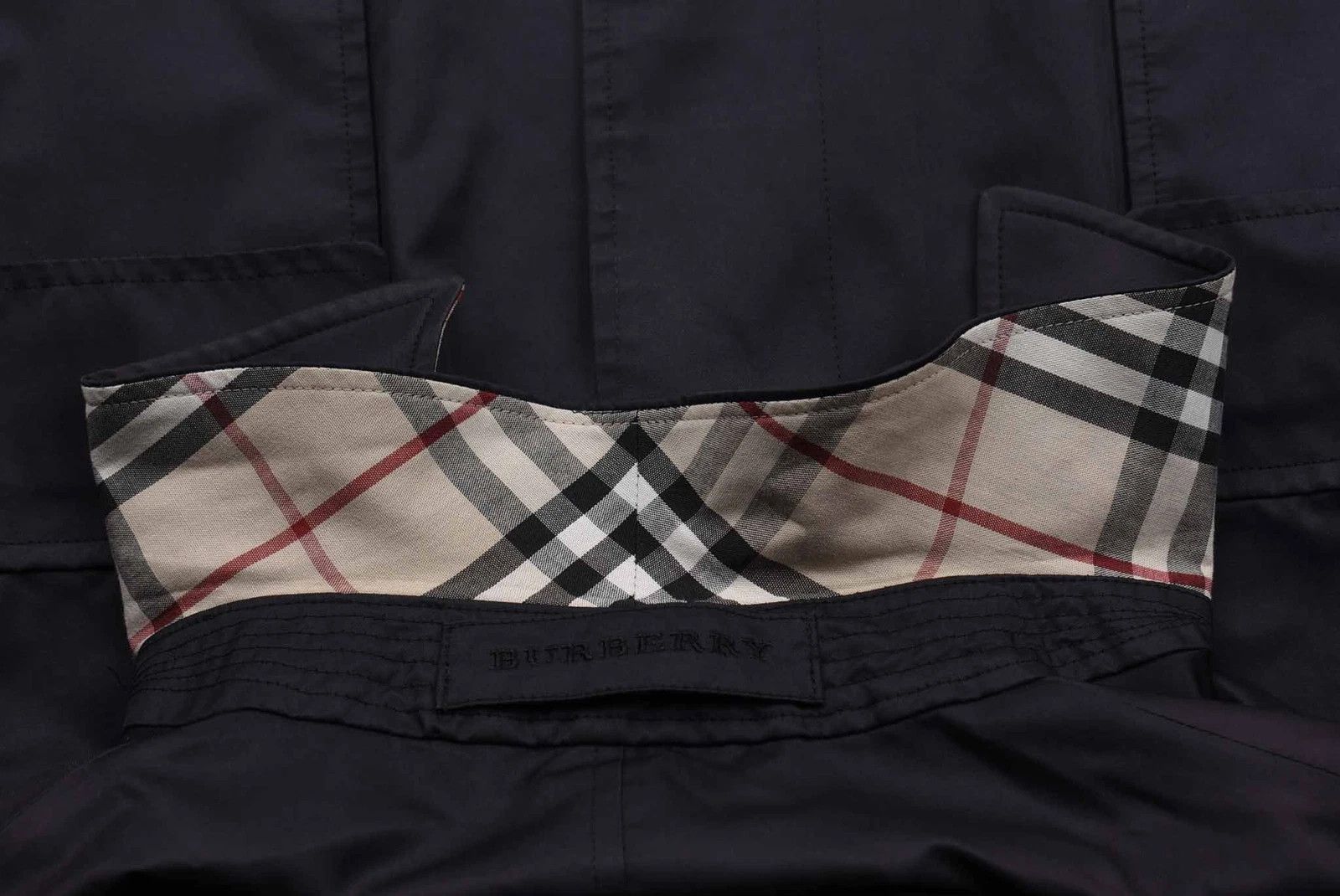 Burberry Women's Burberry London Car Coat Black Jacket Size L Size L / US 10 / IT 46 - 7 Thumbnail