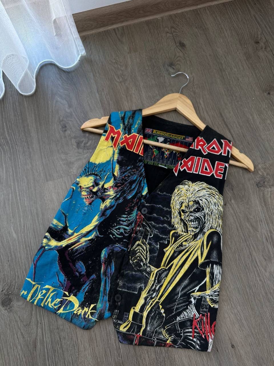 Iron Maiden × Vintage Vintage Iron Maiden 90’s Rare Printed West Jacket Size US M / EU 48-50 / 2 - 13 Thumbnail