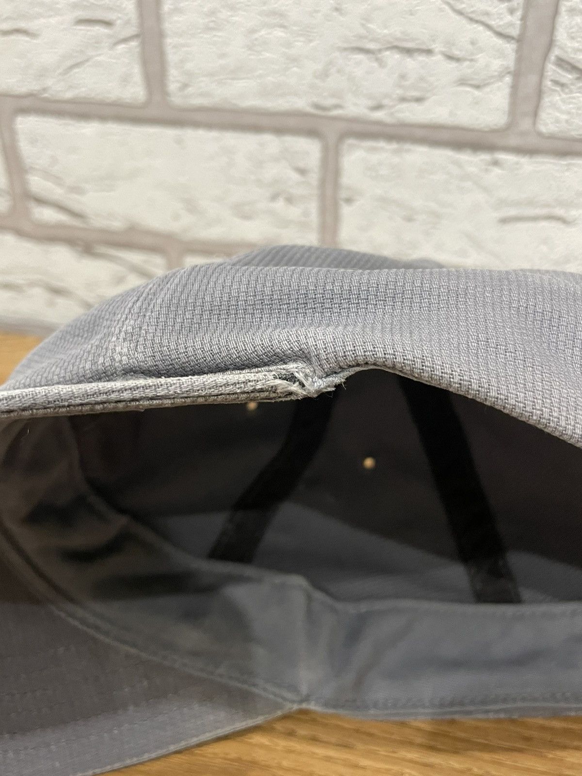 Nike × Vintage Nike Vintage Gray Hat Cap Size ONE SIZE - 8 Thumbnail