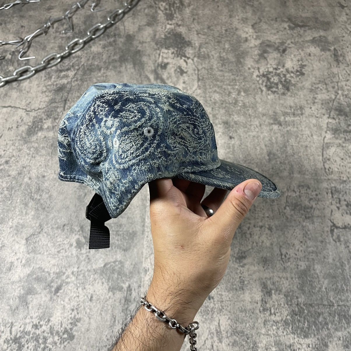 Supreme Supreme Bandana Jacquared Denim Cap Size ONE SIZE - 2 Thumbnail
