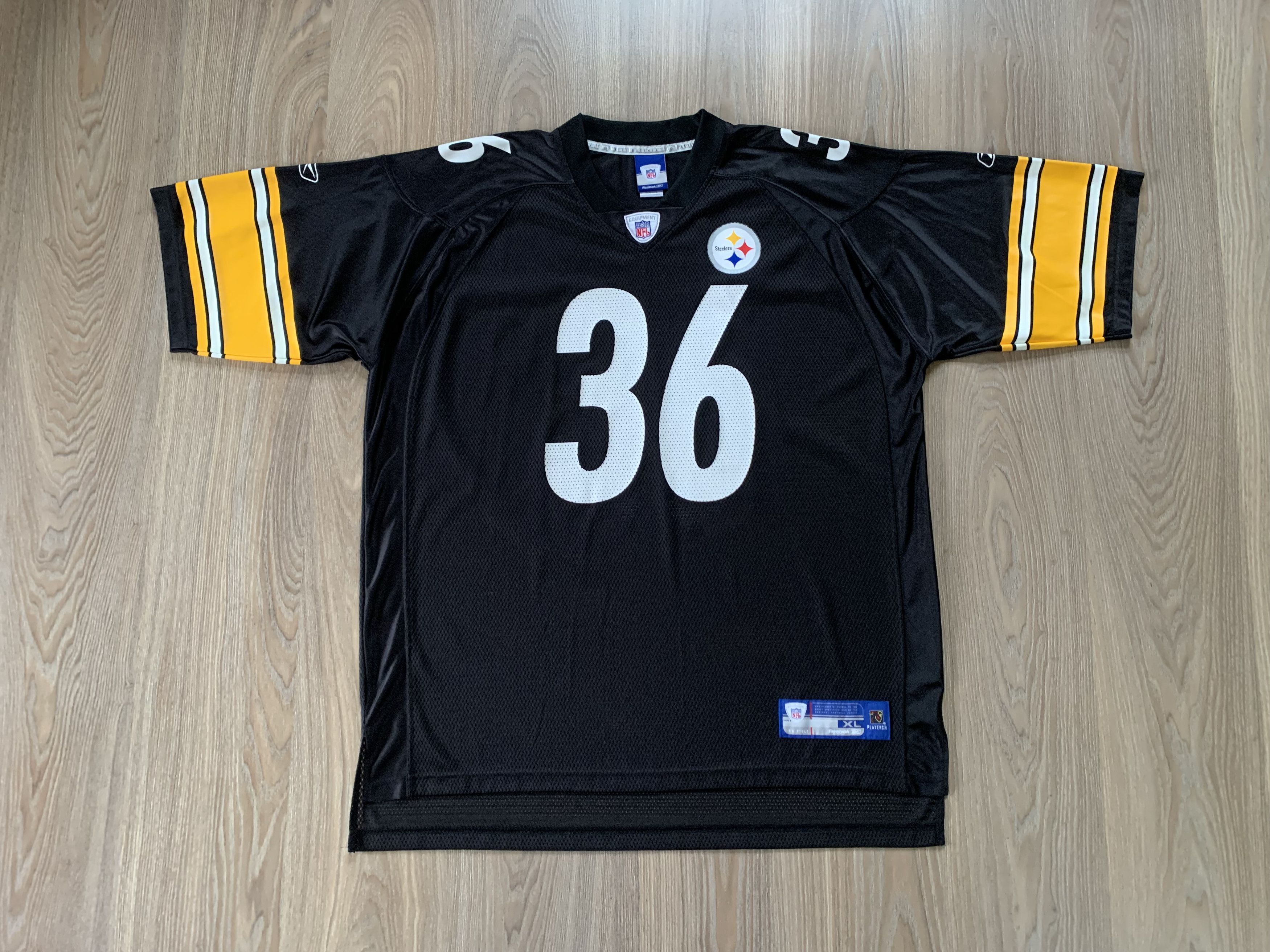 NFL × Reebok × Vintage Reebok NFL Pittsburgh Steelers Jerome Bettis #36 Jersey Size US XL / EU 56 / 4 - 2 Thumbnail