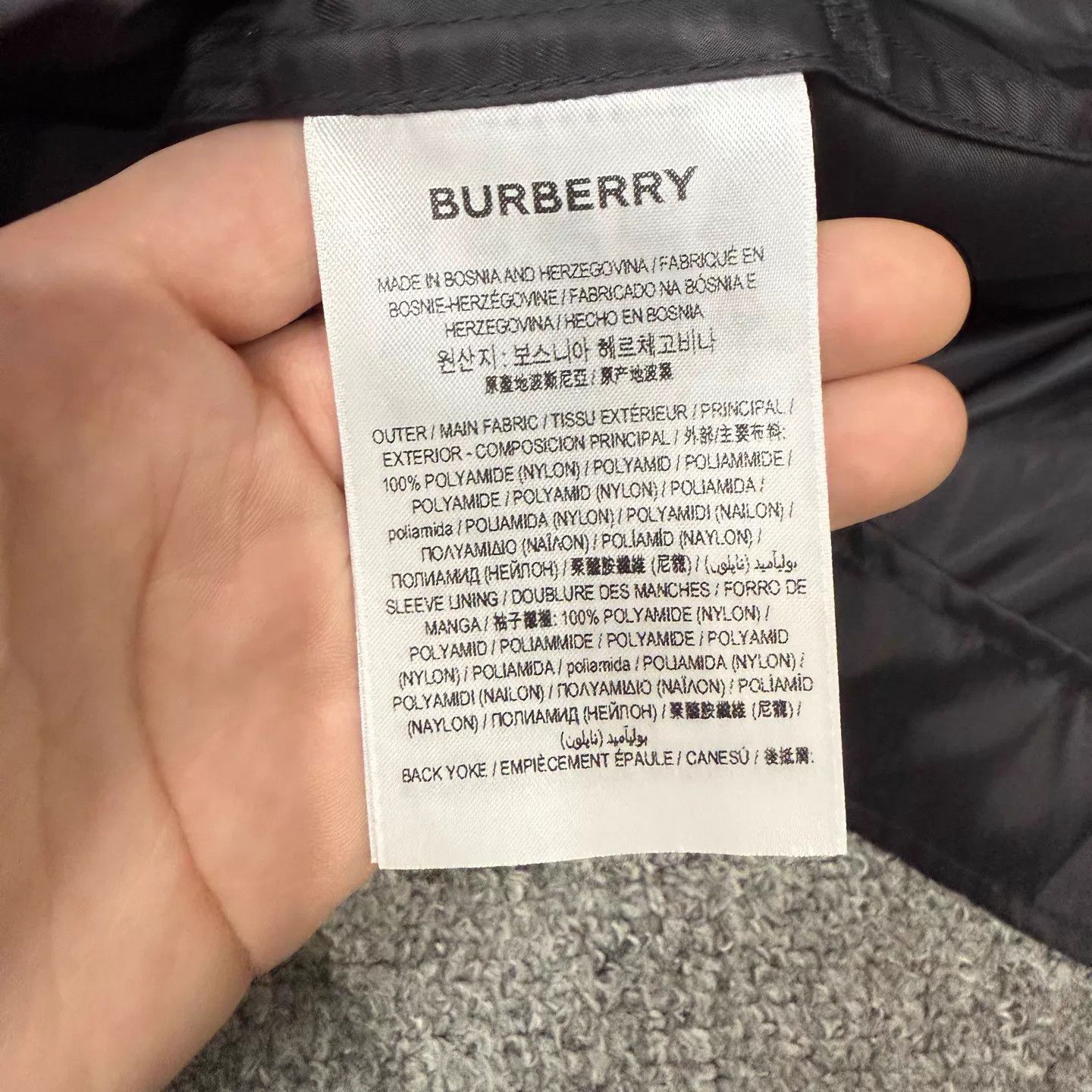 Burberry Burberry Black Windbreaker Jacket UK4 99 New Size XS / US 0-2 / IT 36-38 - 4 Thumbnail