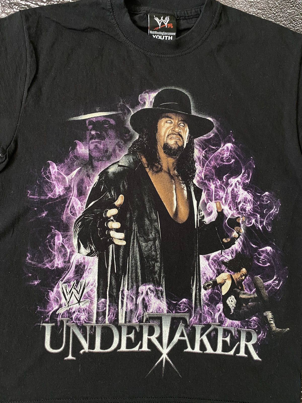 WWE 2000s WWE The Undertaker Shirt (Youth) Size US XXS / EU 40 - 3 Thumbnail