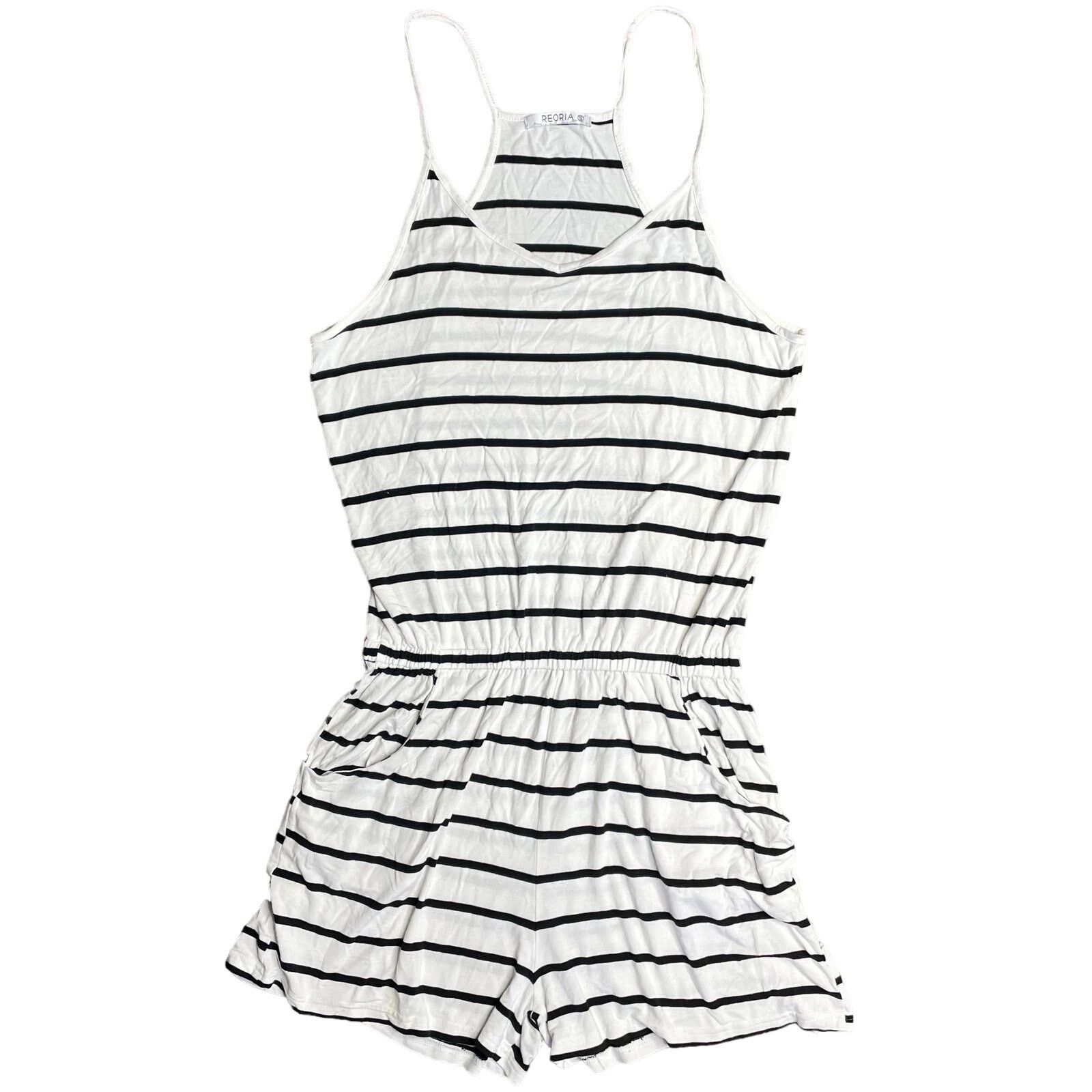 Other Reoria Flowy Striped Romper Size 28" / US 6 / IT 42 - 4 Thumbnail