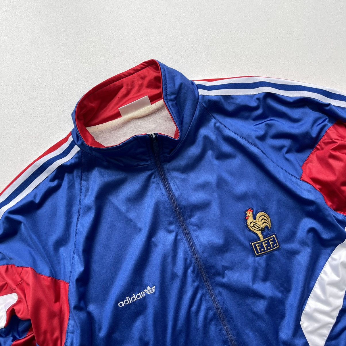 Adidas × Vintage Adidas France 1992 Vintage 90’s Anthem Prematch Tracksuit Size US M / EU 48-50 / 2 - 4 Thumbnail