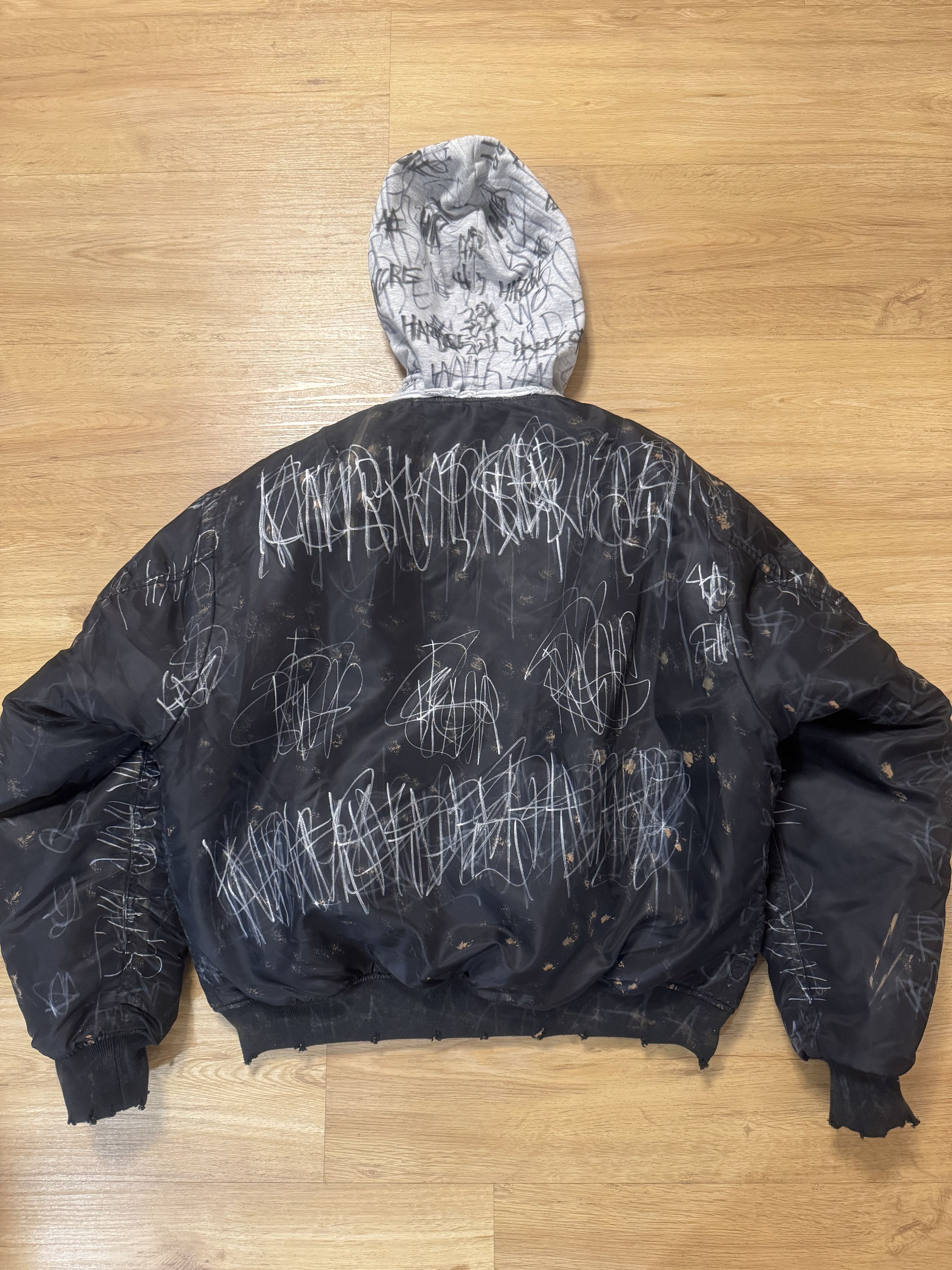 Other Knall3r custom graffiti bomber Size US L / EU 52-54 / 3 - 2 Thumbnail