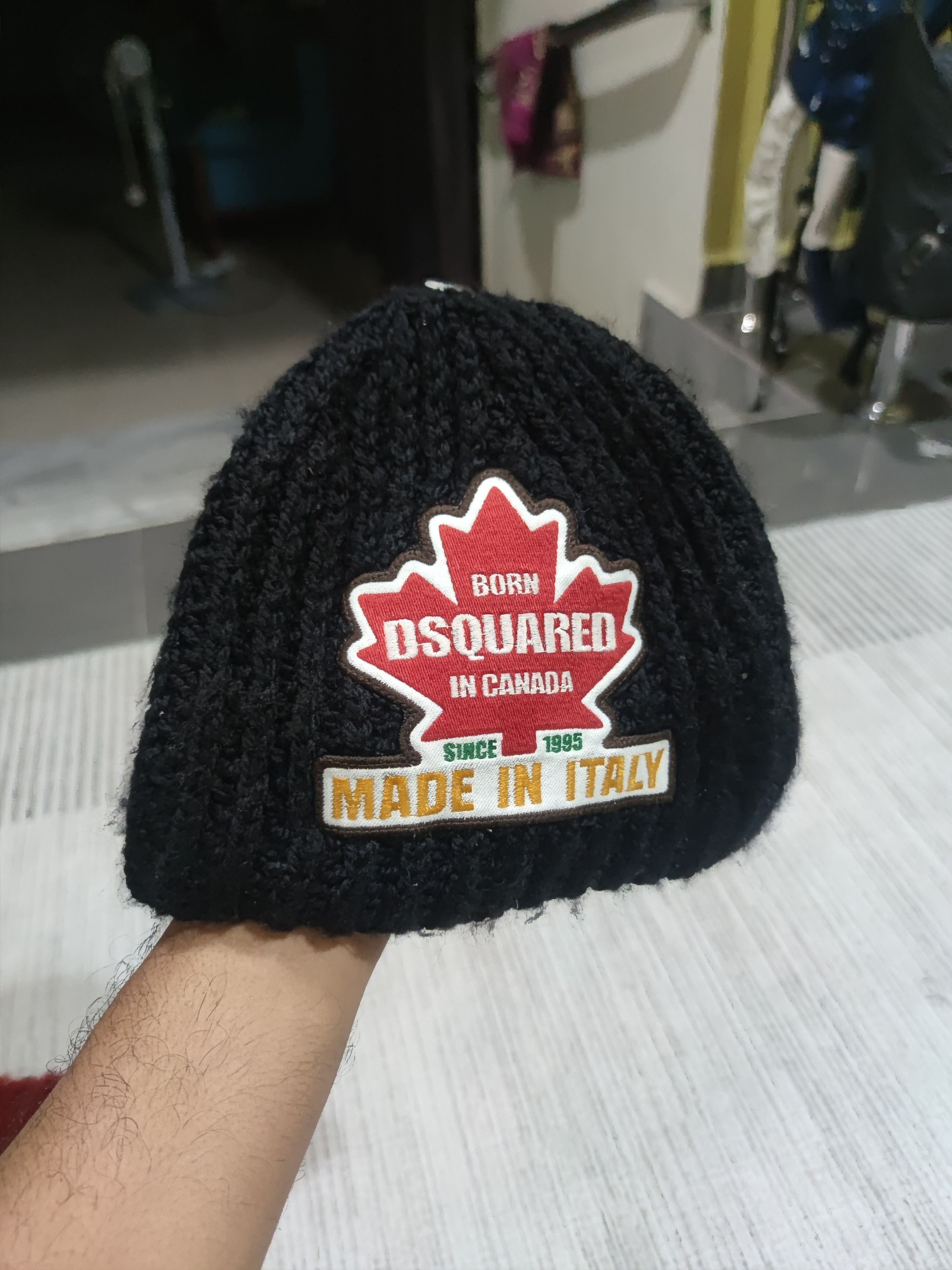 Dsquared2 Dsquared2 Wool Blend Knit Beanie Made in Italy Size ONE SIZE - 1 Thumbnail