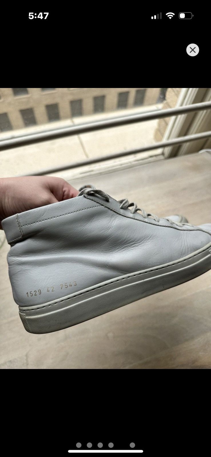 Common Projects Common Projects Achilles Mid Top Size US 10 / EU 43 - 5 Thumbnail