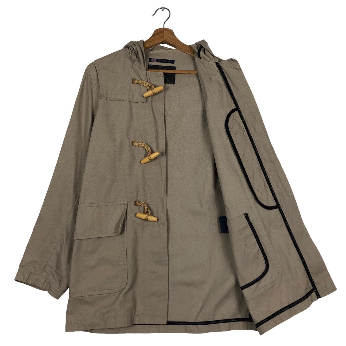 Vintage 🔥Vintage Wool Duffle Jacket Made in England Designer Rare Size US M / EU 48-50 / 2 - 11 Thumbnail