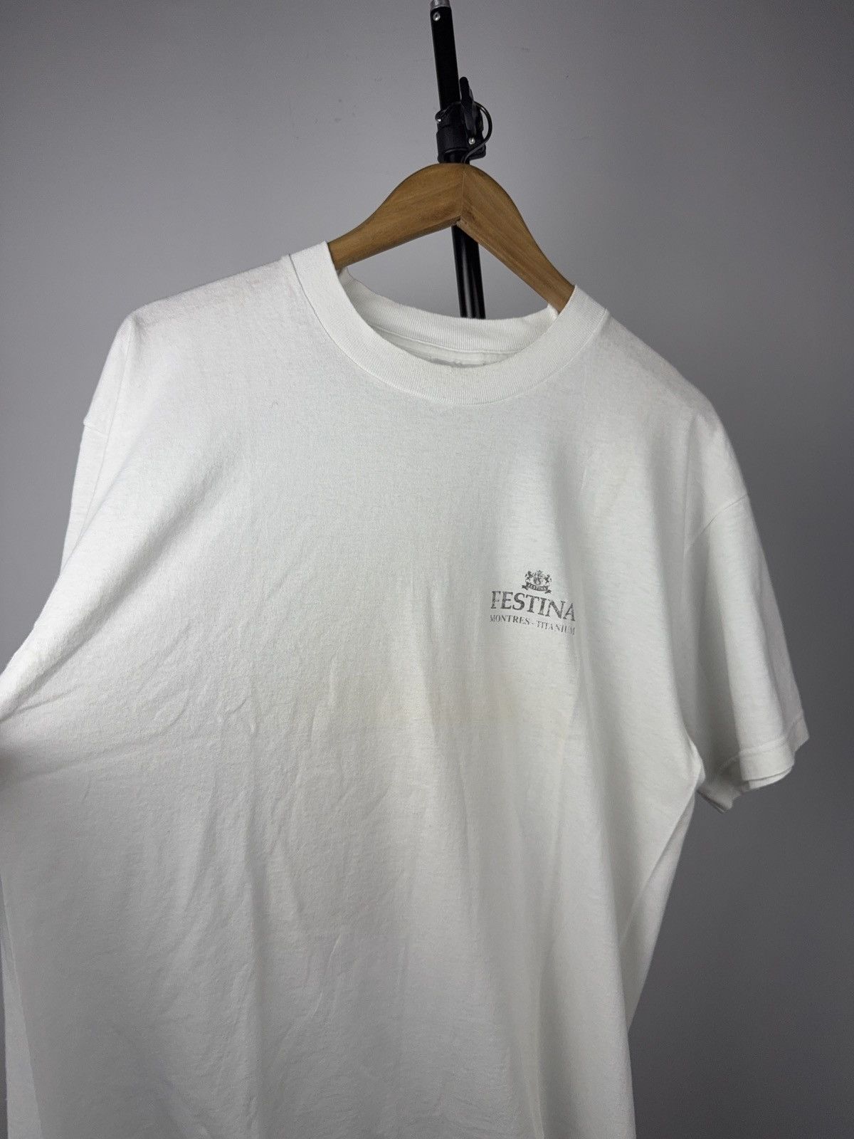 Vintage Vintage Retro 1998 Festina Tour de France Promo Watch Tee L Size US L / EU 52-54 / 3 - 5 Thumbnail