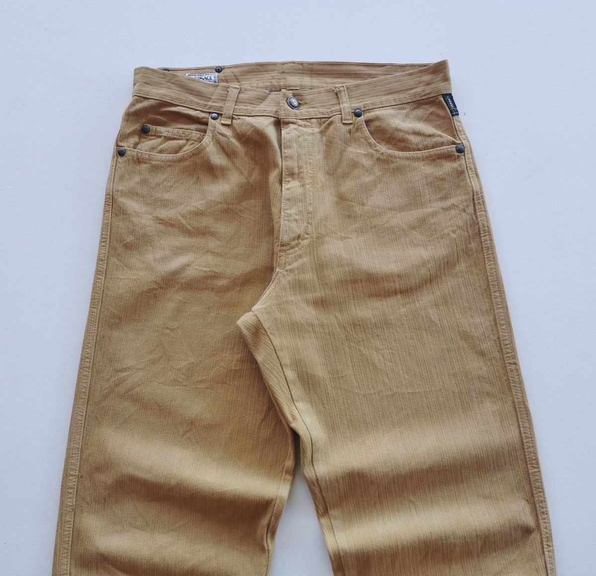 Versace Versace Sport 5 Pockets Brown Tapered Jeans Size US 33 - 3 Thumbnail