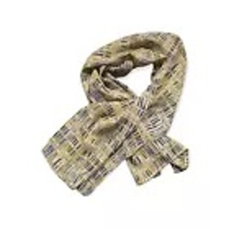 Other Women’s Green, Black, Cream Scarf Irregular Organic Pattern Size ONE SIZE - 1 Thumbnail