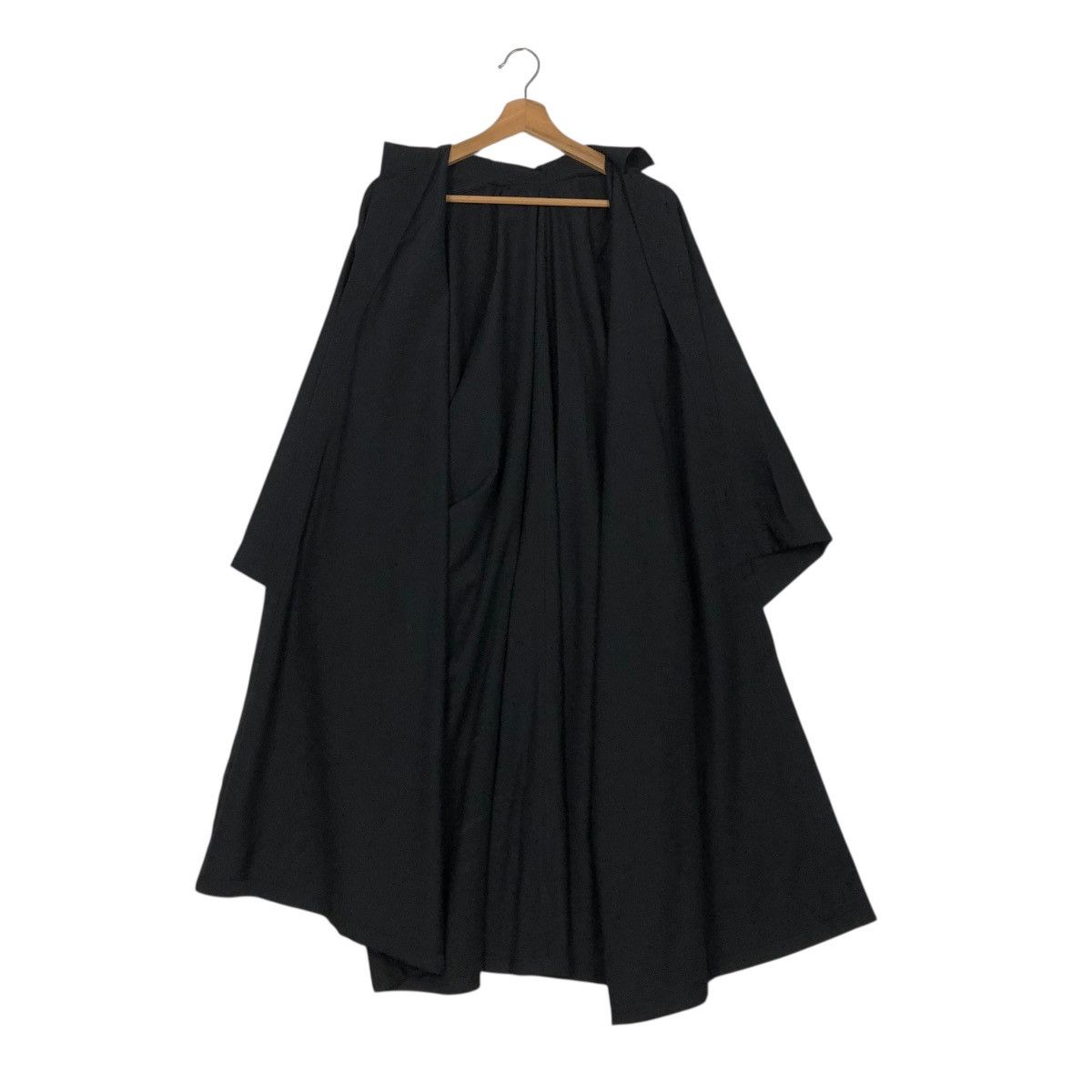 Yohji Yamamoto 🔥RICH BLACK VINTAGE YOHJI YAMAMOTO OVERSIZE JACKET RUNWAY Size US L / EU 52-54 / 3 - 1 Thumbnail