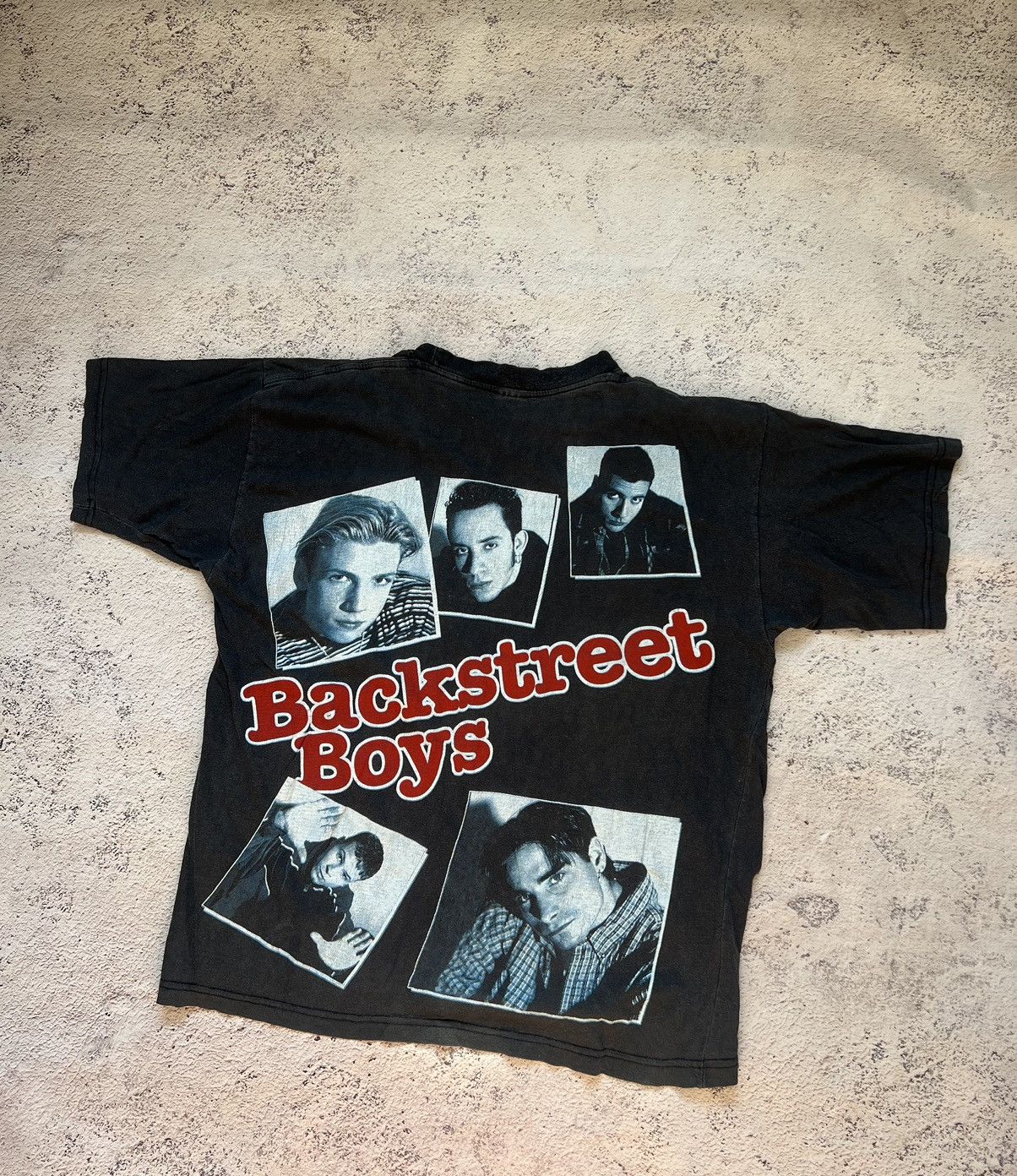 Band Tees × Rap Tees × Vintage Vintage 90s BackStreet Boys Allover Faded Band T Shirt Size US S / EU 44-46 / 1 - 8 Thumbnail