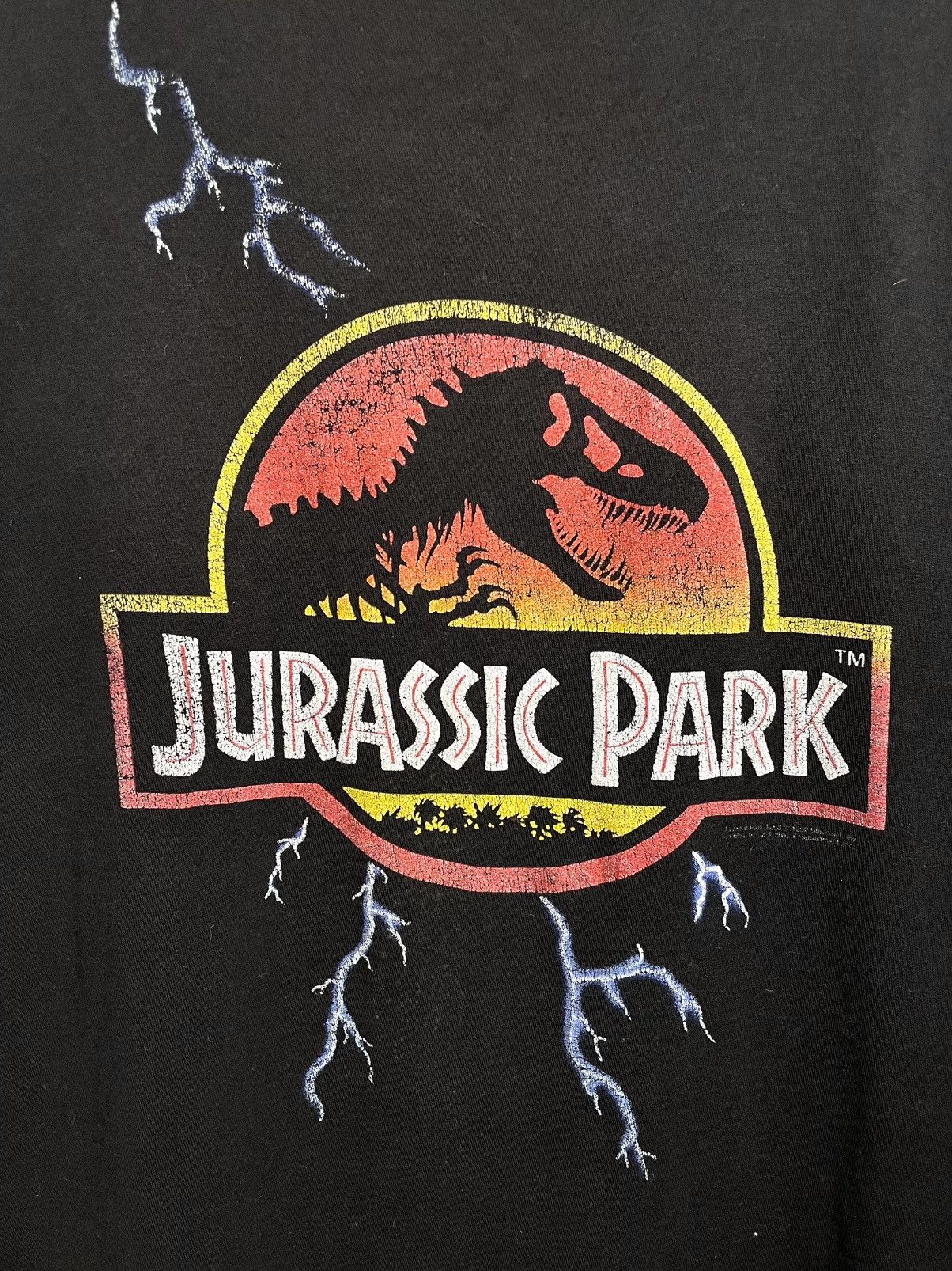Vintage Vintage 1992 Jurassic Park Movie Promo Faded T-Shirt 90s Size US M / EU 48-50 / 2 - 4 Thumbnail