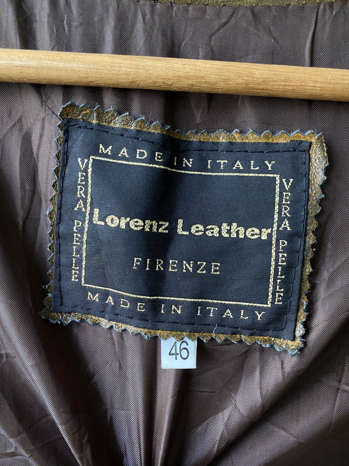 Vera Pelle Vintage Vera Pelle Lorenz Leather Firenze Patina Jacket Size US L / EU 52-54 / 3 - 13 Thumbnail