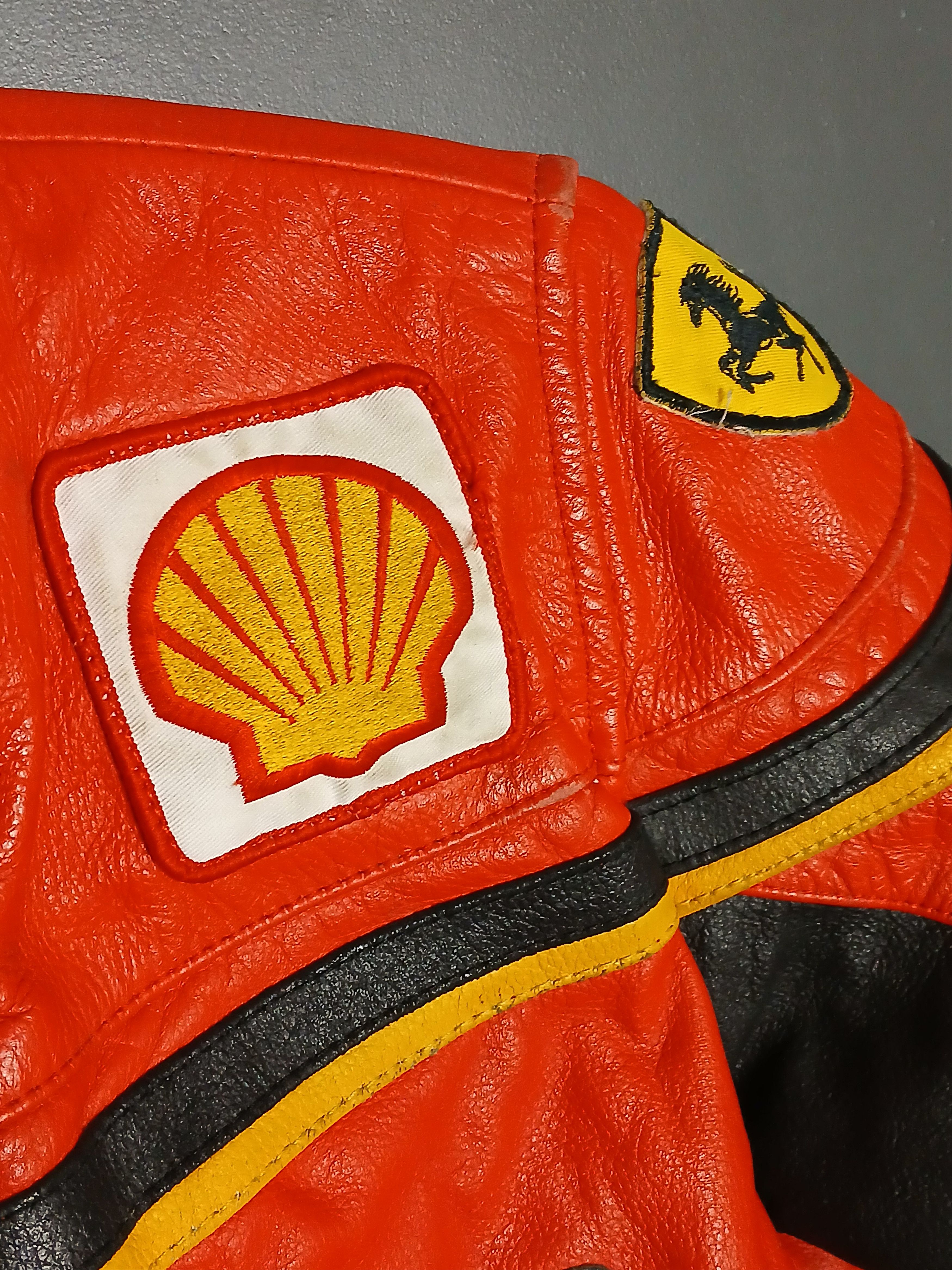Ferrari F1 Racing Kids Leather Jacket