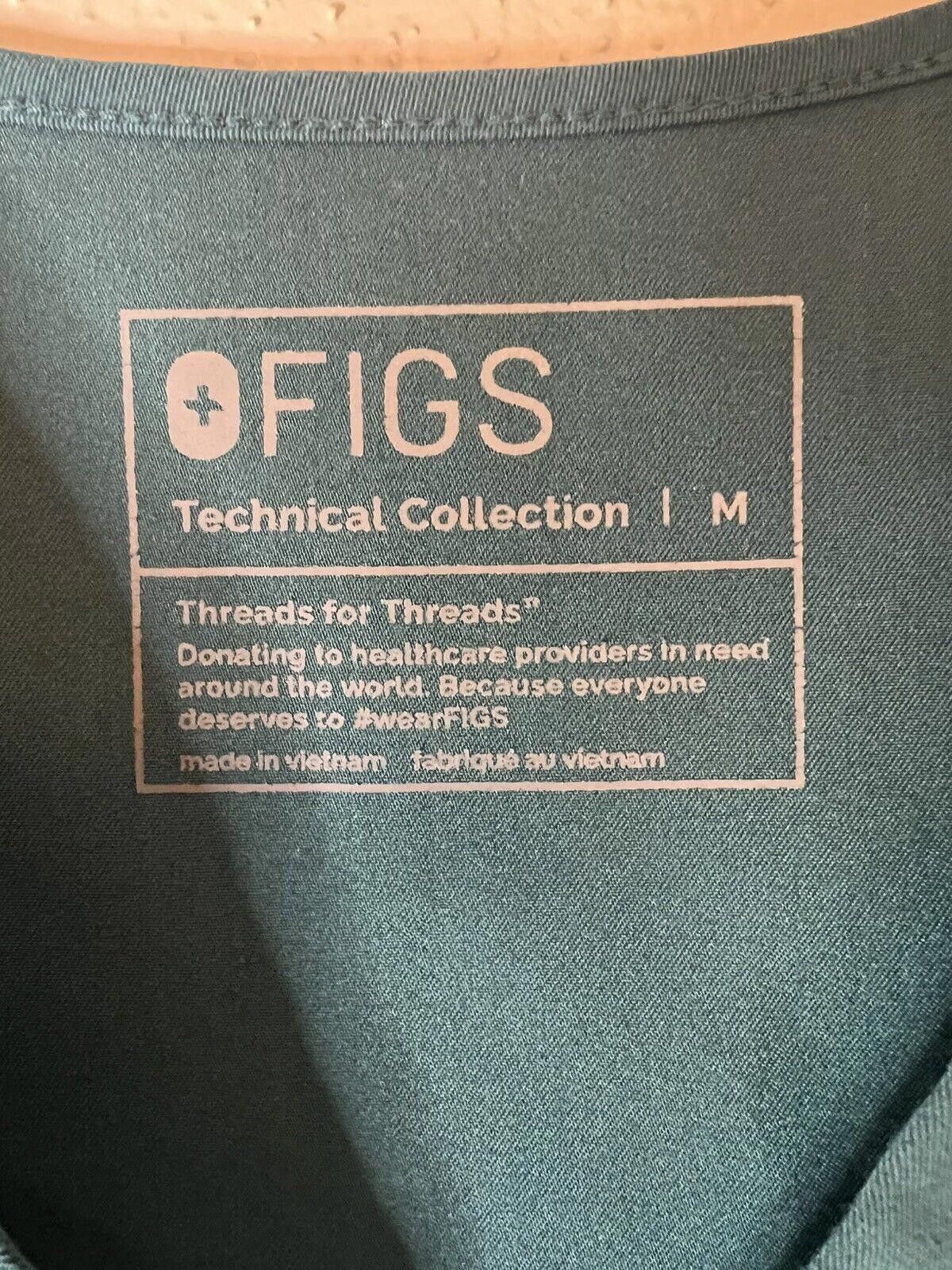 Designer Figs Technical Collection Pocket Medical Scrub Top M Size ONE SIZE - 3 Thumbnail