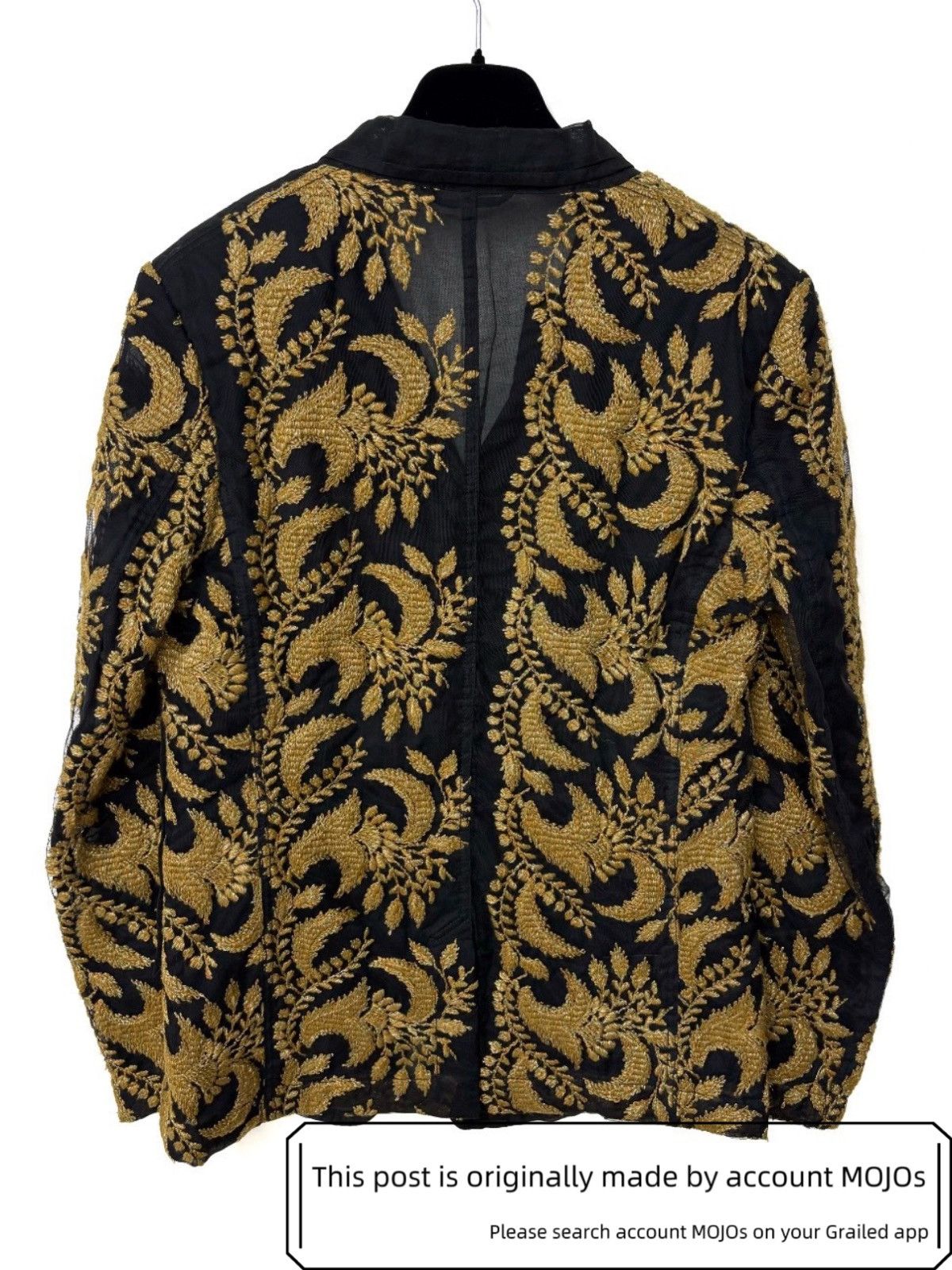 Ann Demeulemeester Sz S Ann Demeulemeester 15SS Runway Wheat Stitches Jacket Size US S / EU 44-46 / 1 - 2 Thumbnail