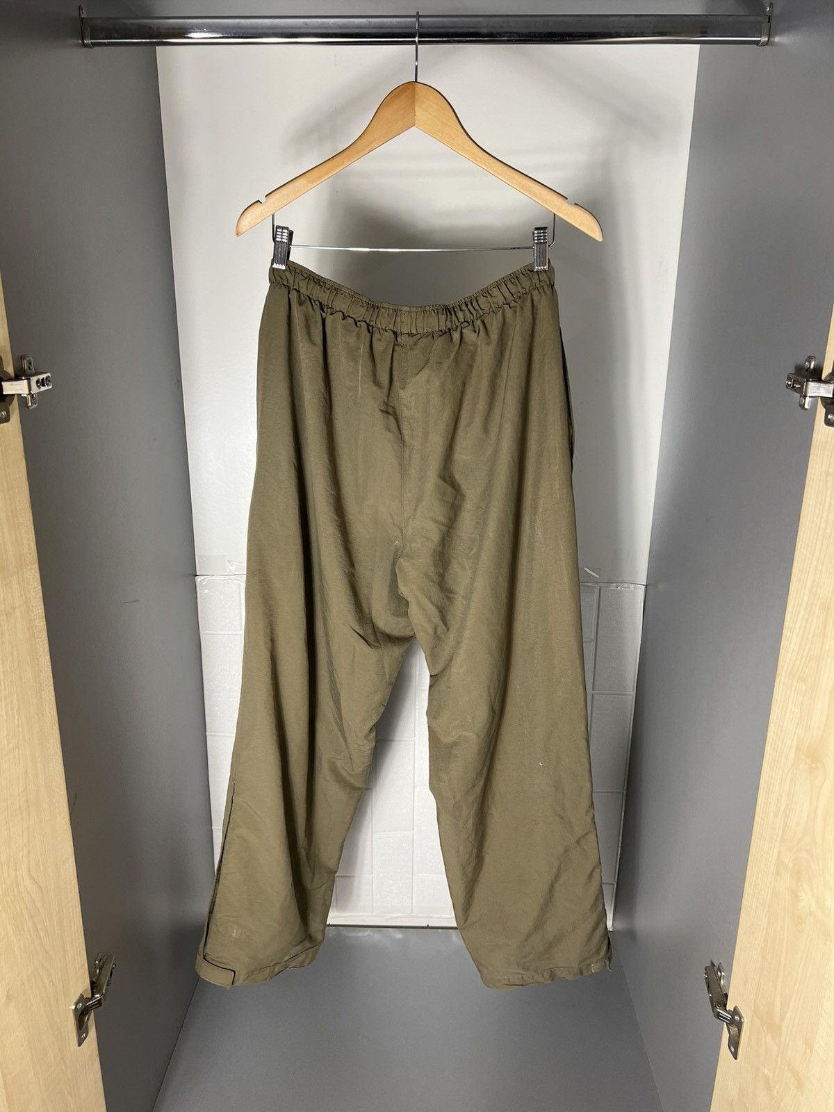 Nike × Vintage VERY RARE NIKE SWEATPANTS RETRO JAPAN STYLE DRILL Y2K 90s Size US 34 / EU 50 - 9 Thumbnail