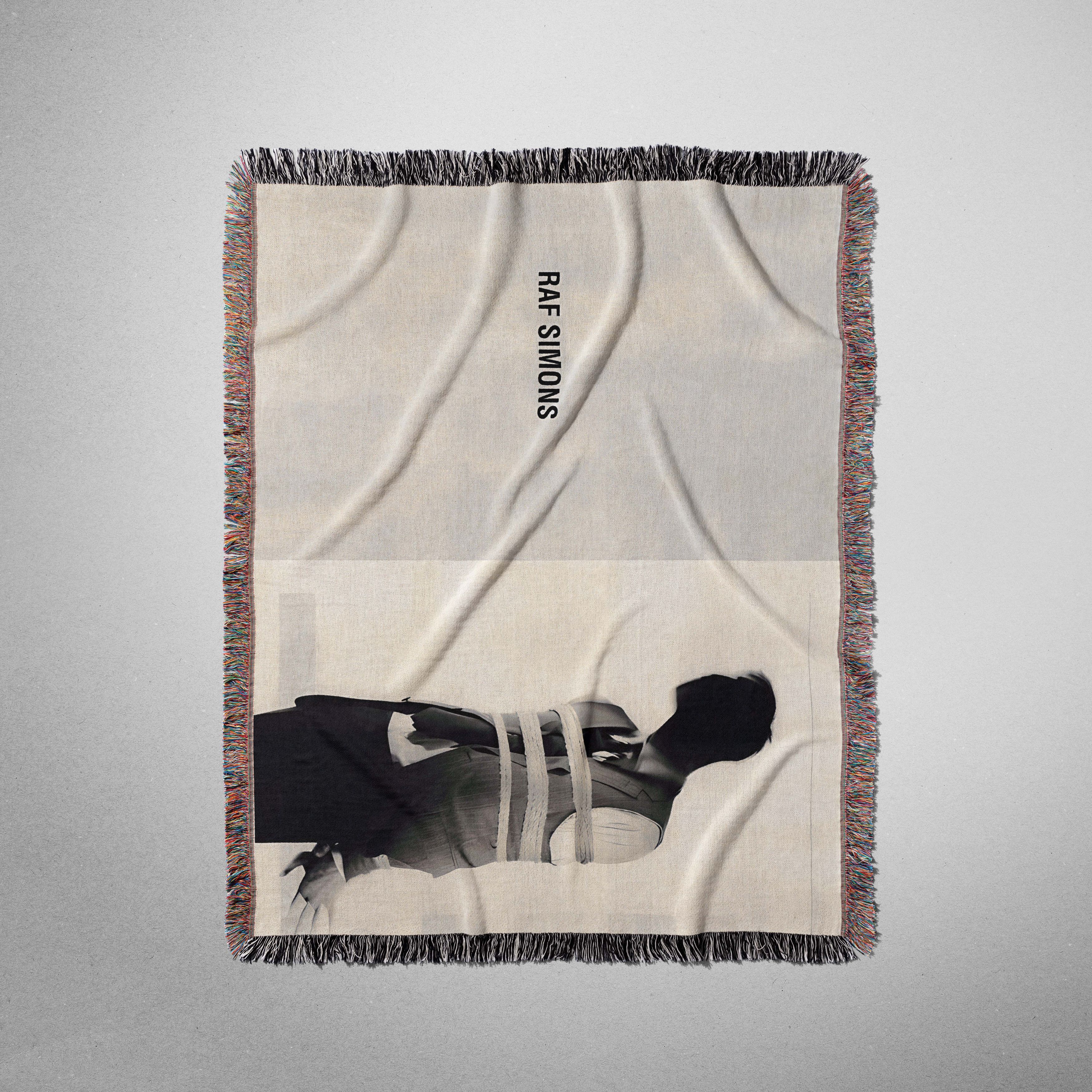 RAF SIMONS blanket　ラフシモンズ　ブランケット Kvadrat / Raf Simons 'Lambswool' Throw - Off White – Jane Richards
