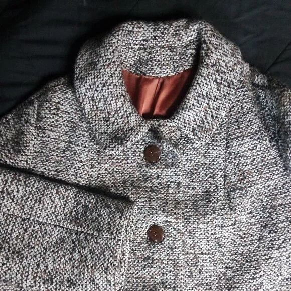 Other Vintage National Board Wool Overcoat Pea Coat Union ILGWU Size US L / EU 52-54 / 3 - 1 Thumbnail