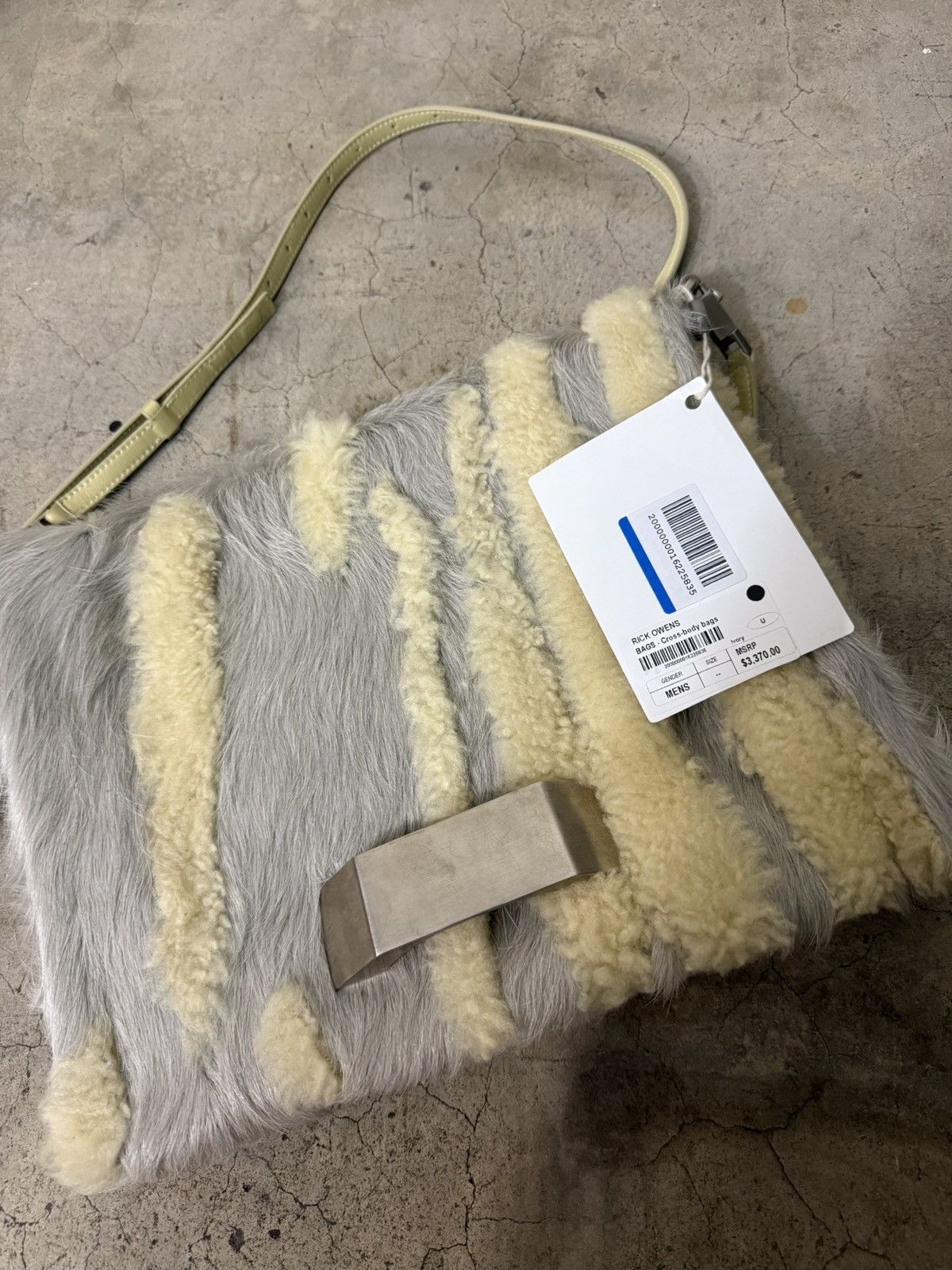 Rick Owens Rick Owens Beveled Messenger Bag – Fogachine SS22 Size ONE SIZE - 1 Thumbnail
