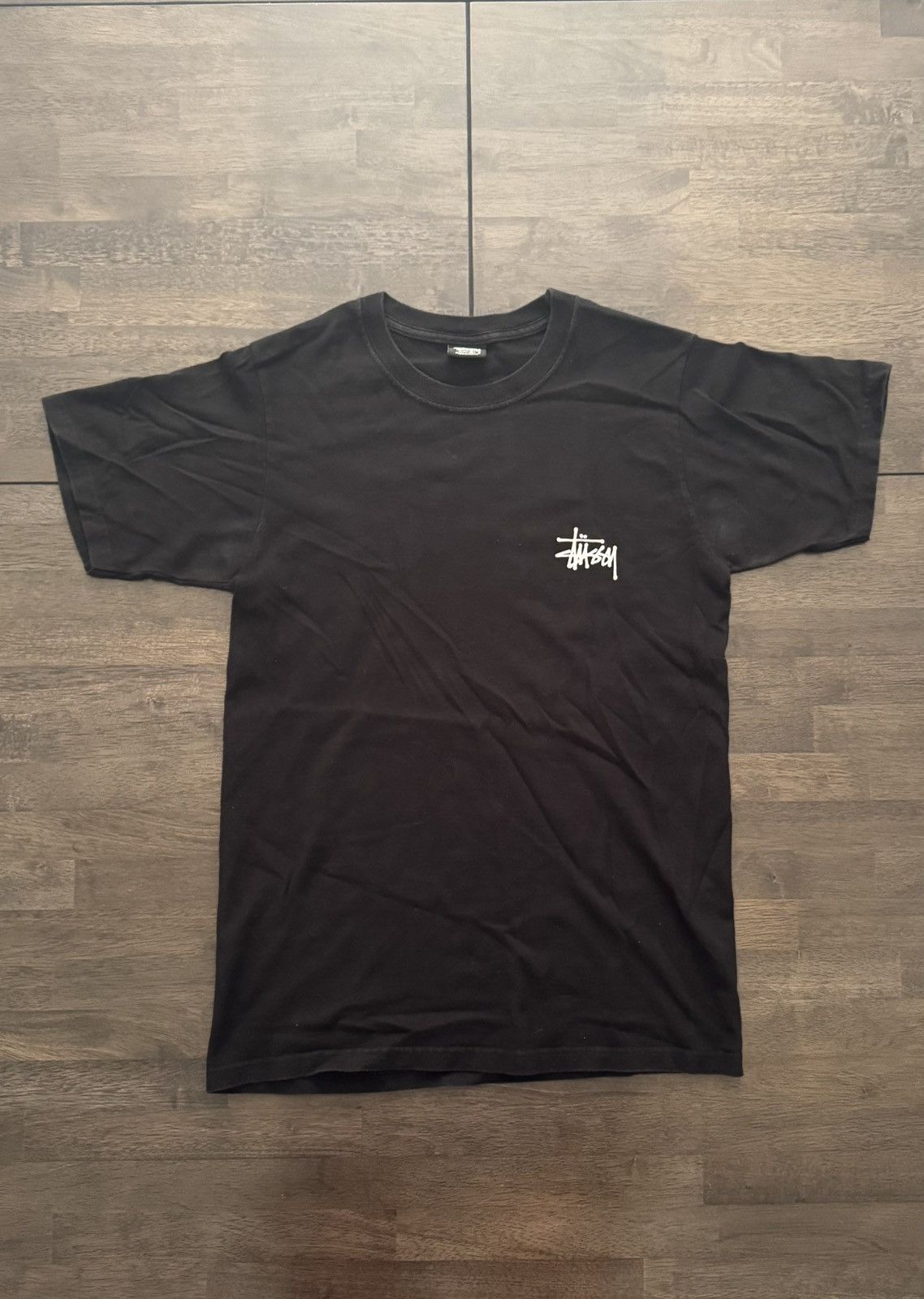 Stussy Logo Tee Black