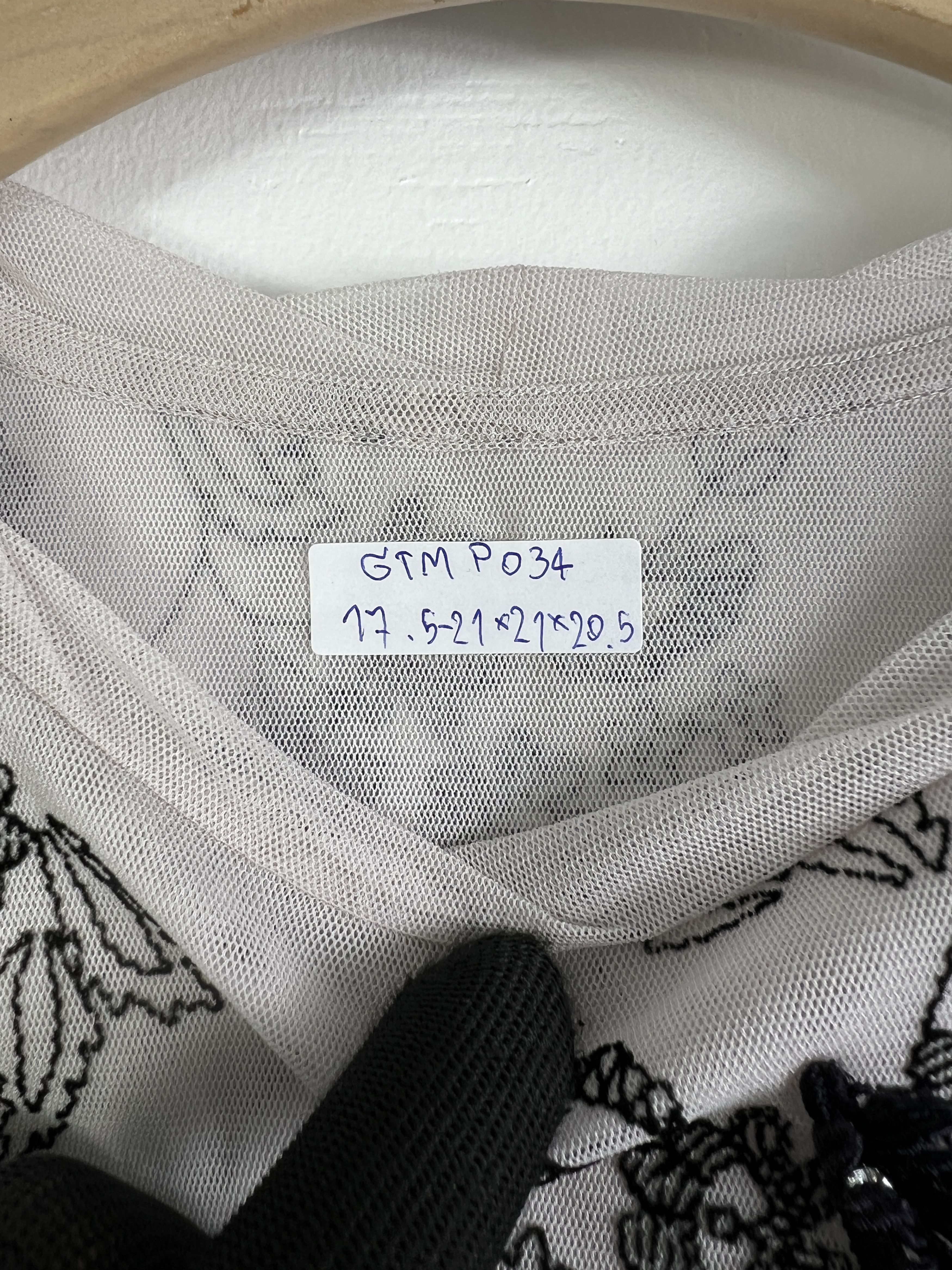 Japanese Brand Jane More Y2K Floral Embroidery See Through (M) GTMP034 Size M / US 6-8 / IT 42-44 - 3 Thumbnail