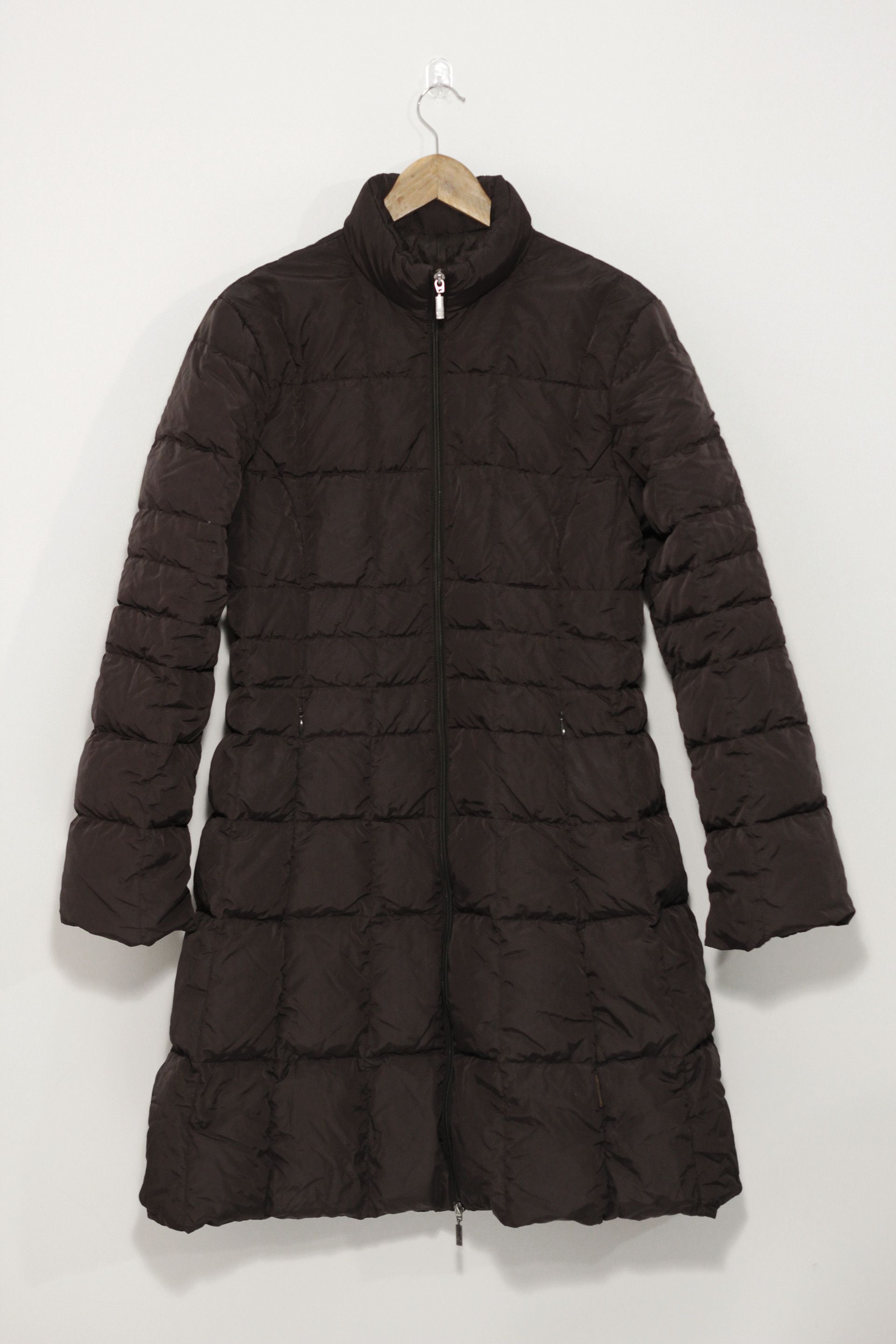 Moncler Vintage Moncler Size 3 Dark Brown Long Down Coat 90s Size M / US 6-8 / IT 42-44 - 2 Thumbnail